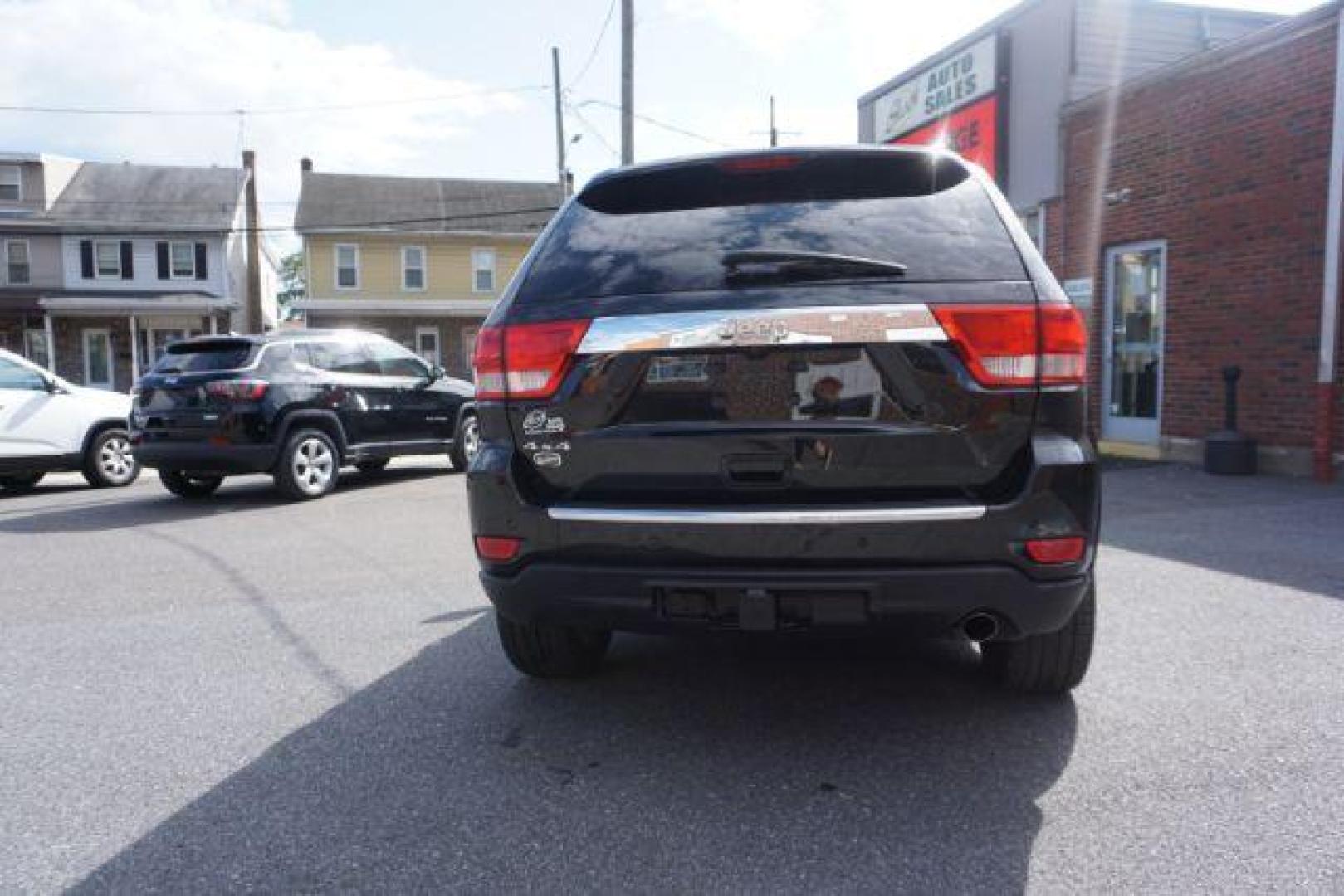 2013 Brilliant Black Crystal Pearl Jeep Grand Cherokee Overland 4WD (1C4RJFCG7DC) with an 3.6L V6 DOHC 24V engine, 5-Speed Automatic transmission, located at 312 Centre Ave, Schuylkill Haven, PA, 17972, (570) 593-5278, 40.638130, -76.177383 - blind spot monitor, collision avoidance system, rear parking sensors, towing pkg - Photo#13