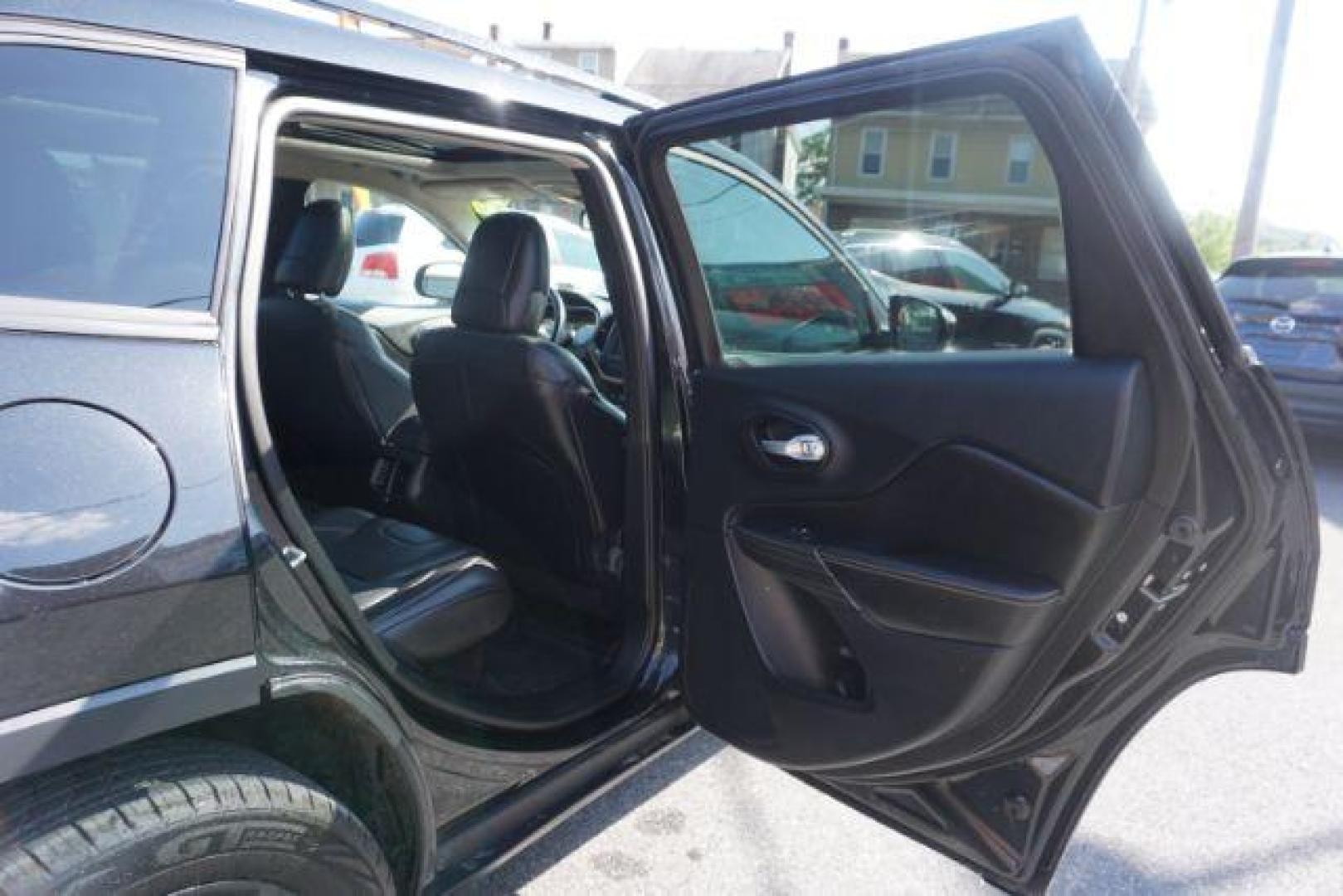 2016 Brilliant Black Crystal Pearl Coat Jeep Cherokee Limited 4WD (1C4PJMDS0GW) with an 3.2L V6 DOHC 24V engine, 9-Speed Automatic transmission, located at 312 Centre Ave, Schuylkill Haven, PA, 17972, (570) 593-5278, 40.638130, -76.177383 - adaptive cruise control, driver's seat memory, HID headlamps, heated exterior mirrors, heated front seats, leather seats, luggage rack, navigation system, passive keyless entry, power driver's seat, power liftgate, power sunroof, rear parking sensors, remote engine starter - Photo#50