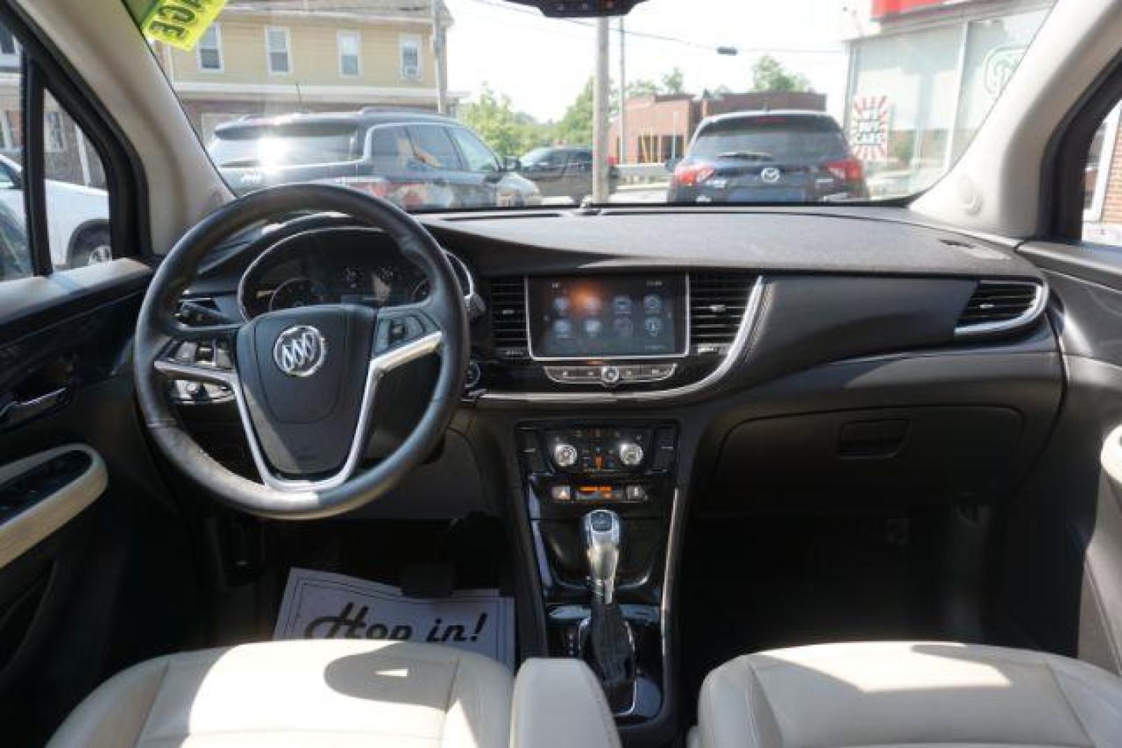 2018 Graphite Gray Metallic/Black Carbon Metallic /Shale Seats w/Ebony Accents, leather Buick Encore Essence AWD (KL4CJGSB1JB) with an 1.4L L4 DOHC 16V TURBO engine, 6-Speed Automatic transmission, located at 312 Centre Ave, Schuylkill Haven, PA, 17972, (570) 593-5278, 40.638130, -76.177383 - luggage rack - Photo#41