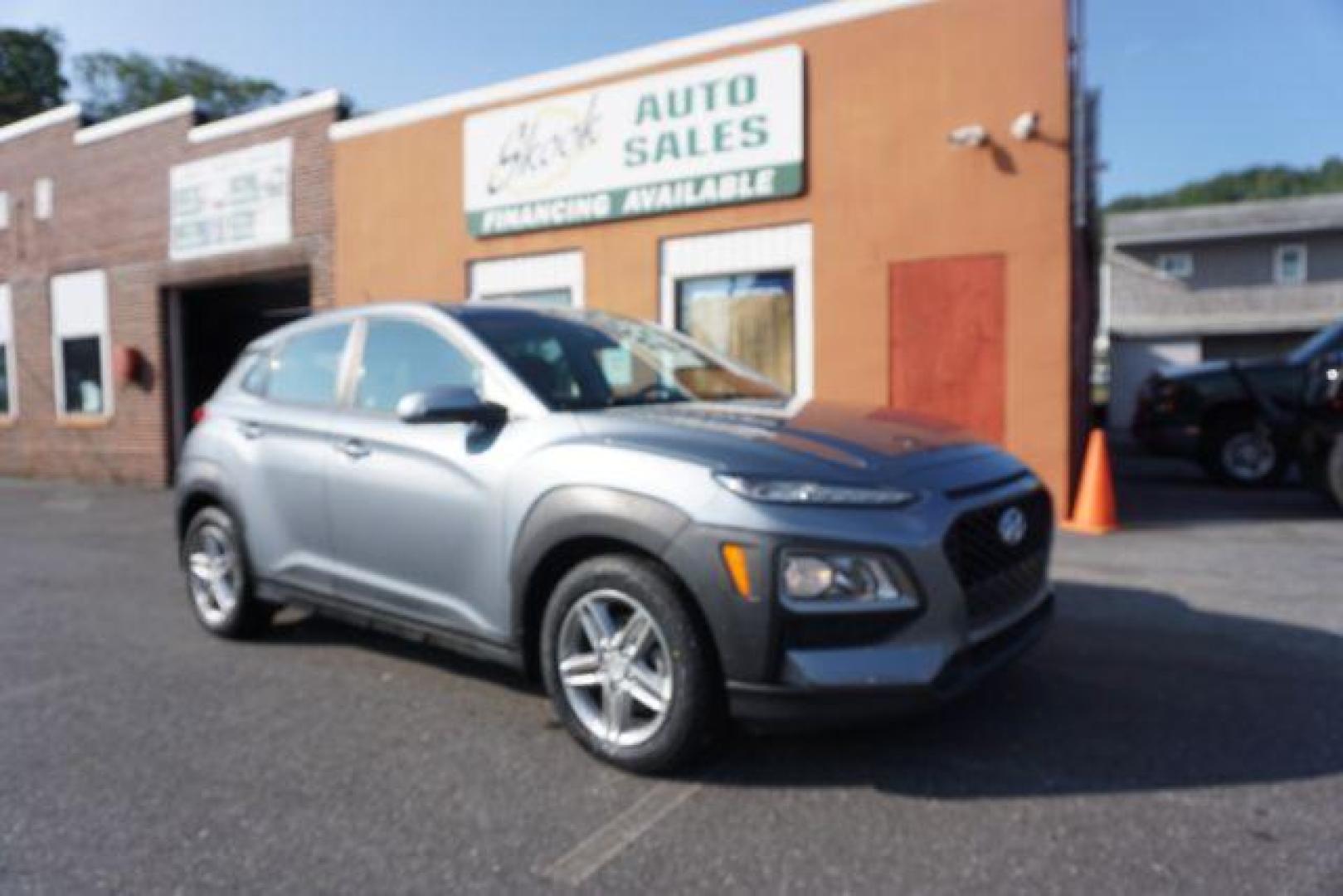 2019 Sonic Silver /Black, cloth Hyundai Kona SE (KM8K12AA2KU) with an 2.0L L4 DOHC 16V engine, 6-Speed Automatic transmission, located at 312 Centre Ave, Schuylkill Haven, PA, 17972, (570) 593-5278, 40.638130, -76.177383 - Universal Garage Door Opener - Photo#0