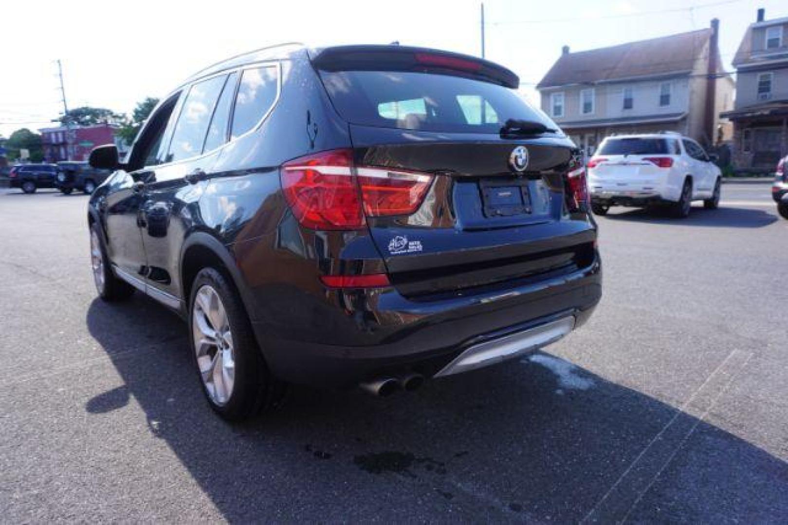 2016 Black Sapphire Metallic /Beige SensaTec, leatherette BMW X3 xDrive28i (5UXWX9C53G0) with an 2.0L L4 DOHC 16V engine, 8-Speed Automatic transmission, located at 312 Centre Ave, Schuylkill Haven, PA, 17972, (570) 593-5278, 40.638130, -76.177383 - adaptive cruise control, blind spot monitor, collision avoidance system, driver assist plus pkg, HID headlamps, lane departure warning, M Sport Pkg - Photo#9