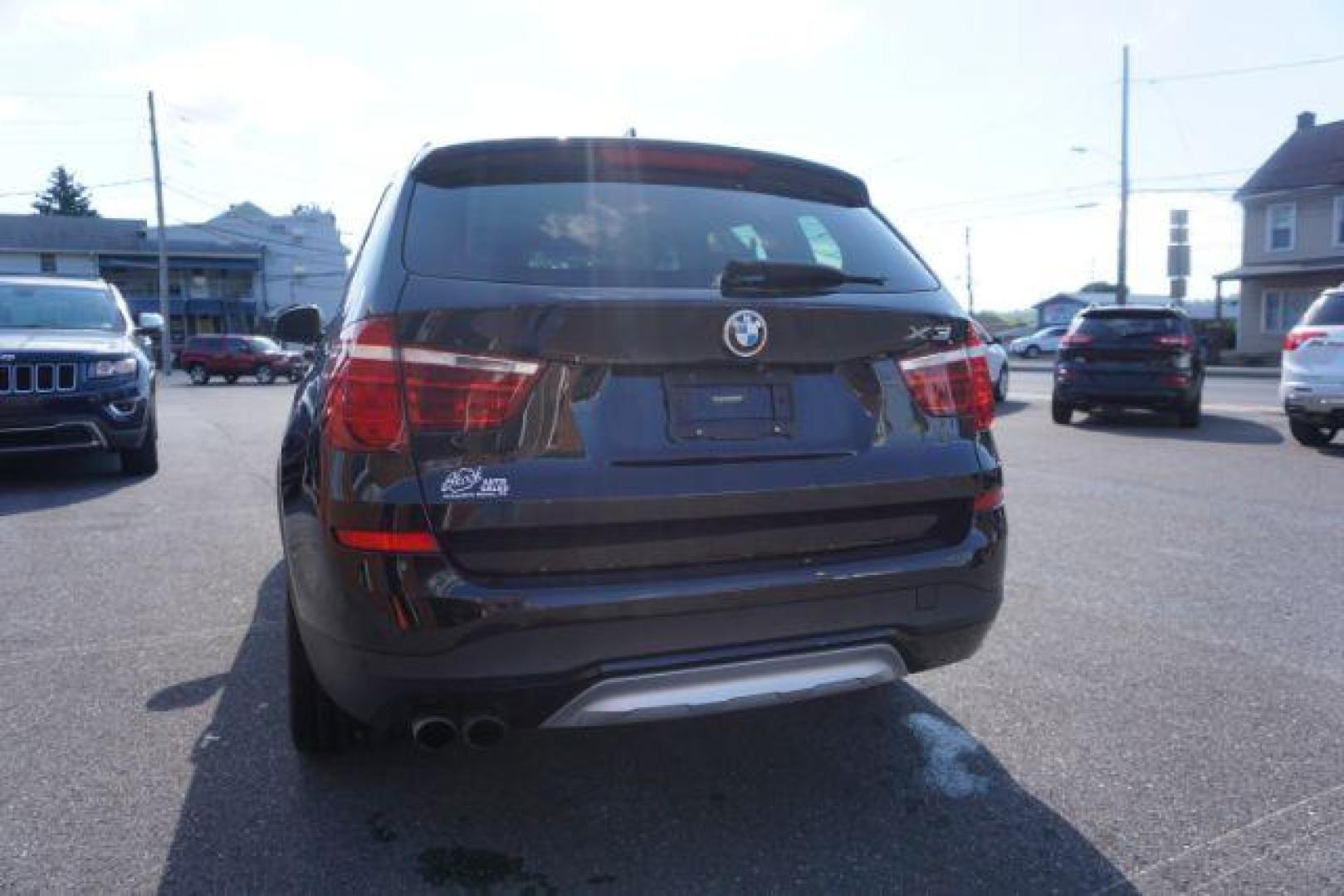 2016 Black Sapphire Metallic /Beige SensaTec, leatherette BMW X3 xDrive28i (5UXWX9C53G0) with an 2.0L L4 DOHC 16V engine, 8-Speed Automatic transmission, located at 312 Centre Ave, Schuylkill Haven, PA, 17972, (570) 593-5278, 40.638130, -76.177383 - adaptive cruise control, blind spot monitor, collision avoidance system, driver assist plus pkg, HID headlamps, lane departure warning, M Sport Pkg - Photo#10