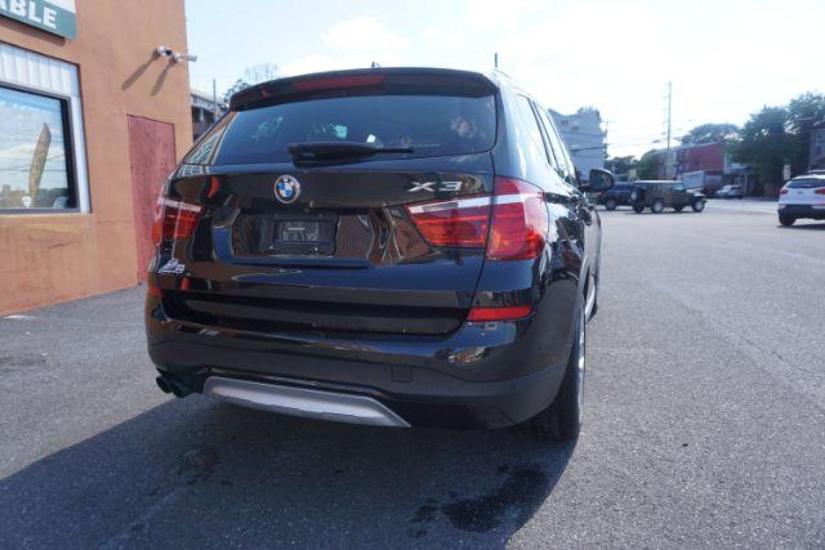 2016 Black Sapphire Metallic /Beige SensaTec, leatherette BMW X3 xDrive28i (5UXWX9C53G0) with an 2.0L L4 DOHC 16V engine, 8-Speed Automatic transmission, located at 312 Centre Ave, Schuylkill Haven, PA, 17972, (570) 593-5278, 40.638130, -76.177383 - adaptive cruise control, blind spot monitor, collision avoidance system, driver assist plus pkg, HID headlamps, lane departure warning, M Sport Pkg - Photo#12