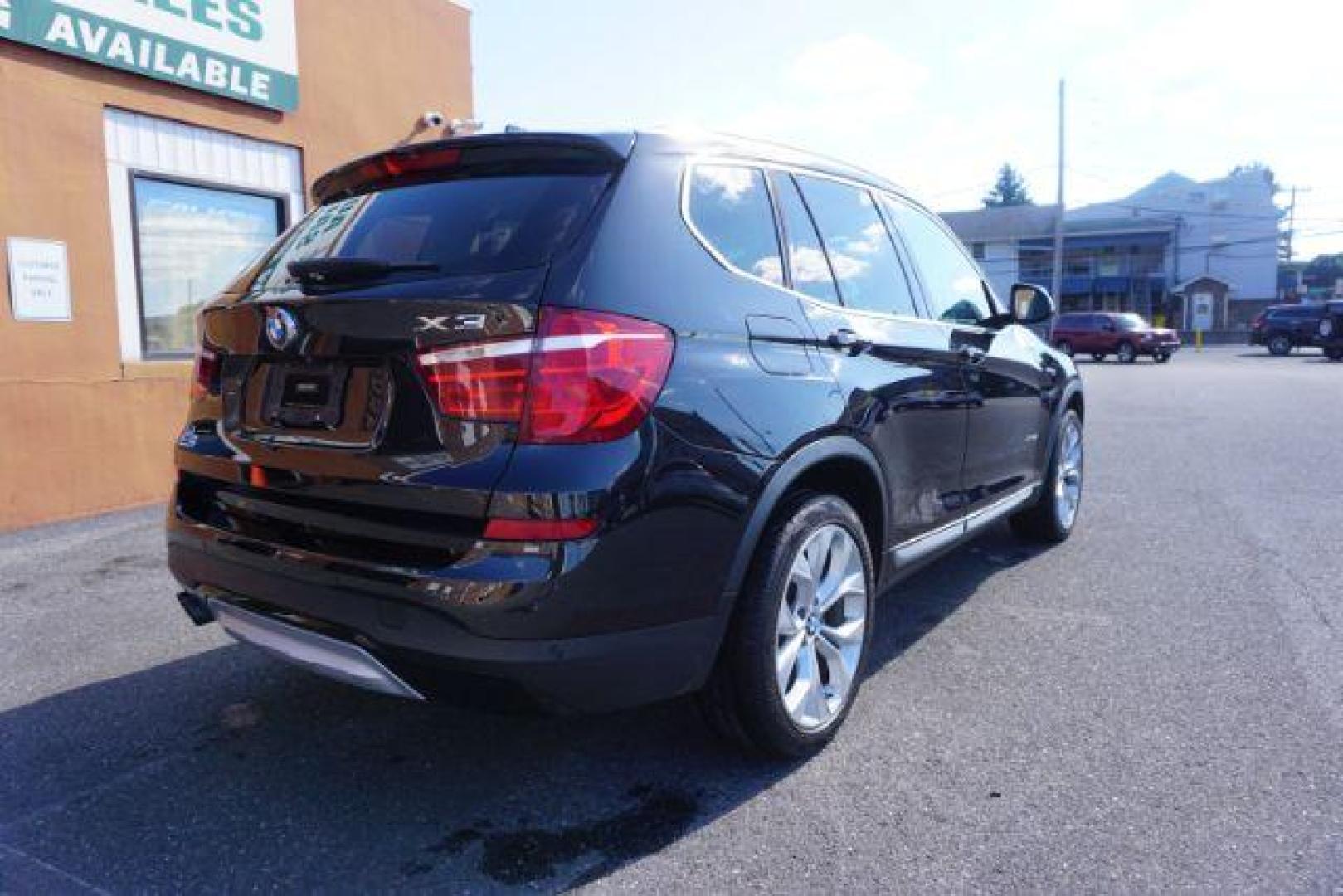 2016 Black Sapphire Metallic /Beige SensaTec, leatherette BMW X3 xDrive28i (5UXWX9C53G0) with an 2.0L L4 DOHC 16V engine, 8-Speed Automatic transmission, located at 312 Centre Ave, Schuylkill Haven, PA, 17972, (570) 593-5278, 40.638130, -76.177383 - adaptive cruise control, blind spot monitor, collision avoidance system, driver assist plus pkg, HID headlamps, lane departure warning, M Sport Pkg - Photo#13