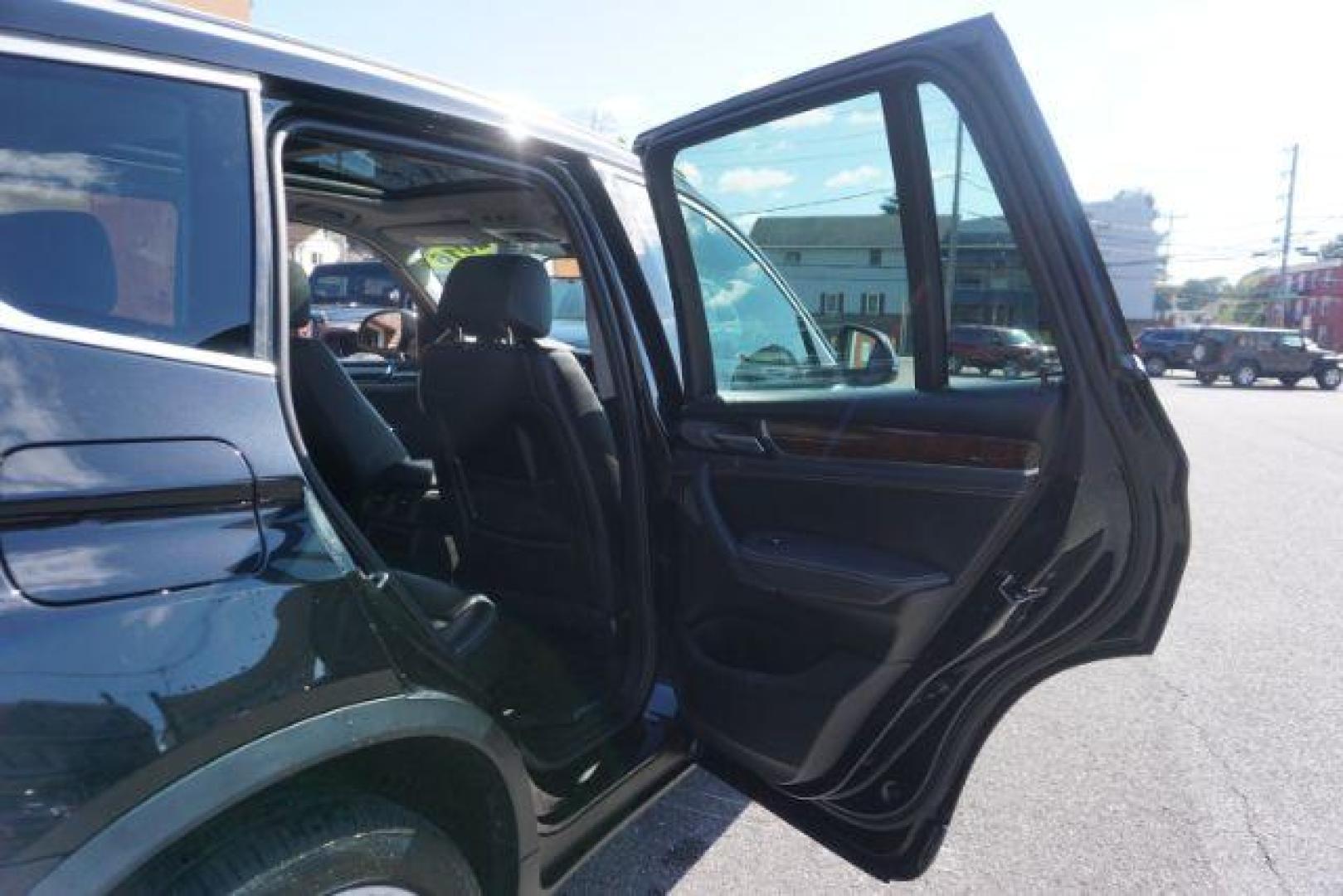 2016 Black Sapphire Metallic /Beige SensaTec, leatherette BMW X3 xDrive28i (5UXWX9C53G0) with an 2.0L L4 DOHC 16V engine, 8-Speed Automatic transmission, located at 312 Centre Ave, Schuylkill Haven, PA, 17972, (570) 593-5278, 40.638130, -76.177383 - adaptive cruise control, blind spot monitor, collision avoidance system, driver assist plus pkg, HID headlamps, lane departure warning, M Sport Pkg - Photo#46