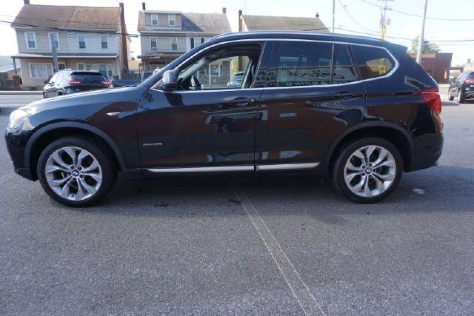 2016 Black Sapphire Metallic /Beige SensaTec, leatherette BMW X3 xDrive28i (5UXWX9C53G0) with an 2.0L L4 DOHC 16V engine, 8-Speed Automatic transmission, located at 312 Centre Ave, Schuylkill Haven, PA, 17972, (570) 593-5278, 40.638130, -76.177383 - adaptive cruise control, blind spot monitor, collision avoidance system, driver assist plus pkg, HID headlamps, lane departure warning, M Sport Pkg - Photo#7