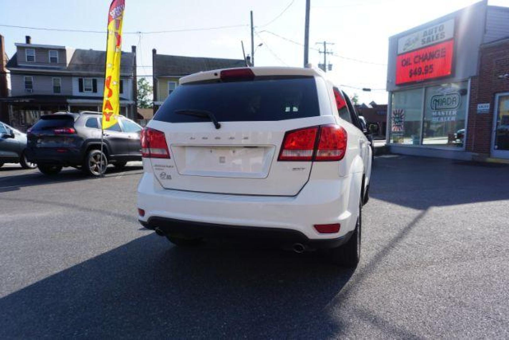 2016 Pearl White Tri-Coat /Black/Light Frost Beige, premium cloth Dodge Journey SXT AWD (3C4PDDBG5GT) with an 3.6L V6 DOHC 24V engine, 6-Speed Automatic transmission, located at 312 Centre Ave, Schuylkill Haven, PA, 17972, (570) 593-5278, 40.638130, -76.177383 - back up camera, power driver's seat, rear parking sensors - Photo#14