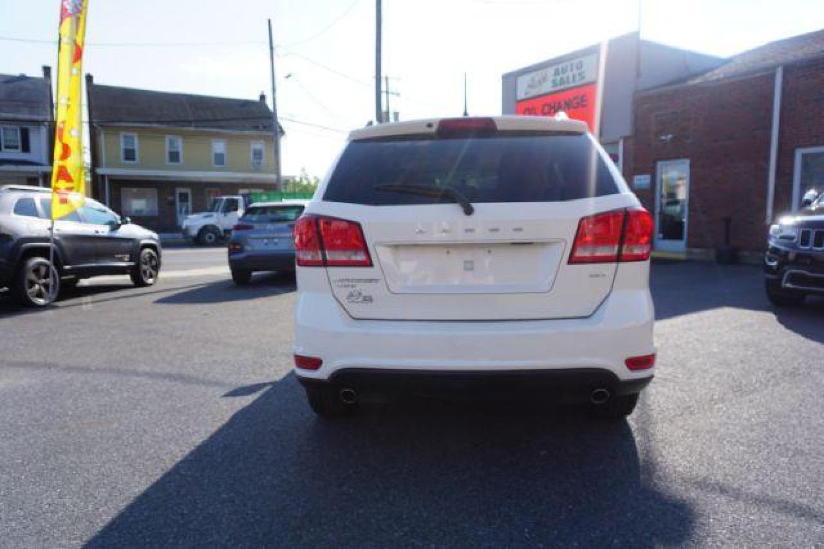 2016 Pearl White Tri-Coat /Black/Light Frost Beige, premium cloth Dodge Journey SXT AWD (3C4PDDBG5GT) with an 3.6L V6 DOHC 24V engine, 6-Speed Automatic transmission, located at 312 Centre Ave, Schuylkill Haven, PA, 17972, (570) 593-5278, 40.638130, -76.177383 - back up camera, power driver's seat, rear parking sensors - Photo#15