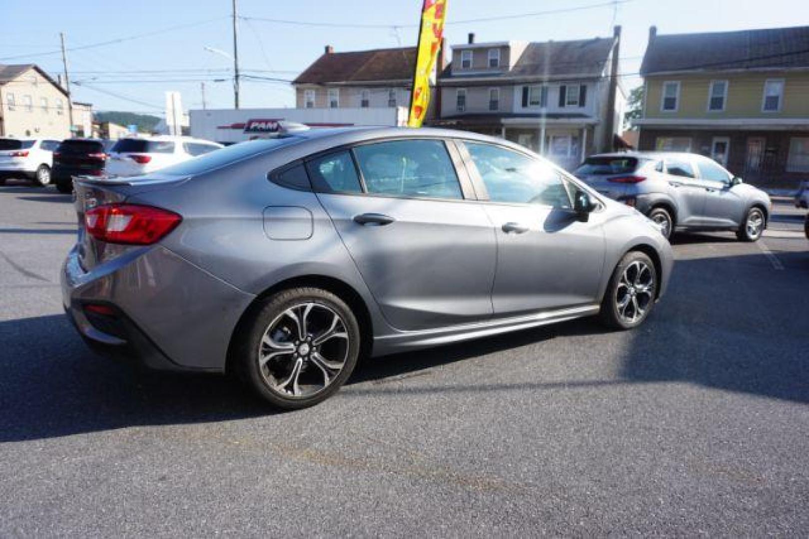 2019 Satin Steel Gray Metallic /Jet Black/Galvanized, cloth Chevrolet Cruze LT Auto (1G1BE5SM0K7) with an 1.4L L4 DOHC 16V TURBO engine, 6-Speed Automatic transmission, located at 312 Centre Ave, Schuylkill Haven, PA, 17972, (570) 593-5278, 40.638130, -76.177383 - fog lights, heated exterior mirrors, heated front seats, passive keyless entry, power drivers seat, RS Package, rear parking sensors - Photo#13