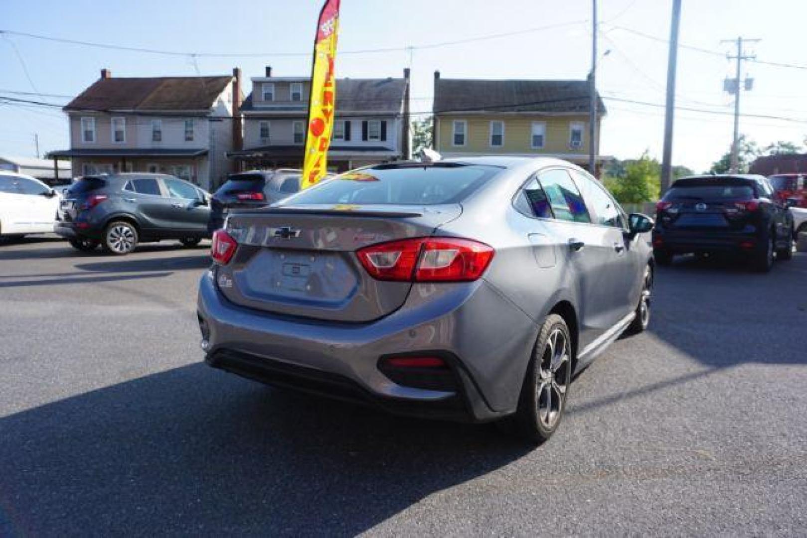 2019 Satin Steel Gray Metallic /Jet Black/Galvanized, cloth Chevrolet Cruze LT Auto (1G1BE5SM0K7) with an 1.4L L4 DOHC 16V TURBO engine, 6-Speed Automatic transmission, located at 312 Centre Ave, Schuylkill Haven, PA, 17972, (570) 593-5278, 40.638130, -76.177383 - fog lights, heated exterior mirrors, heated front seats, passive keyless entry, power drivers seat, RS Package, rear parking sensors - Photo#14