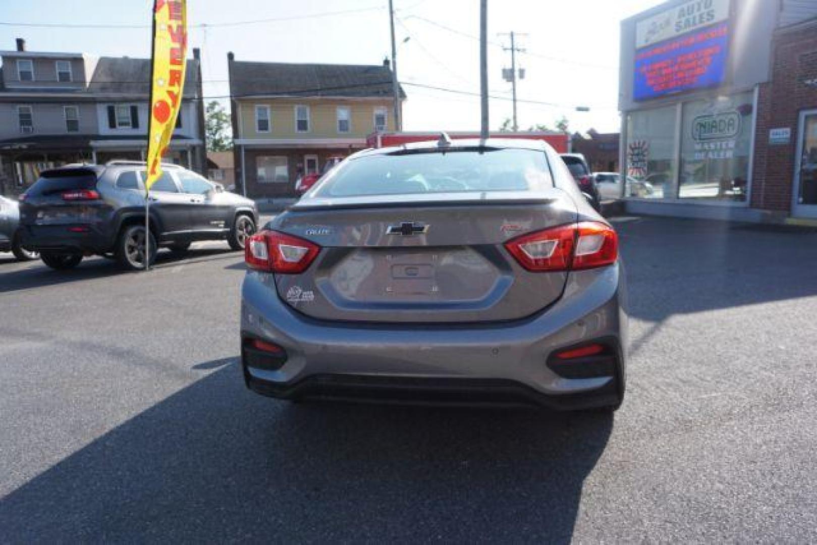 2019 Satin Steel Gray Metallic /Jet Black/Galvanized, cloth Chevrolet Cruze LT Auto (1G1BE5SM0K7) with an 1.4L L4 DOHC 16V TURBO engine, 6-Speed Automatic transmission, located at 312 Centre Ave, Schuylkill Haven, PA, 17972, (570) 593-5278, 40.638130, -76.177383 - fog lights, heated exterior mirrors, heated front seats, passive keyless entry, power drivers seat, RS Package, rear parking sensors - Photo#15