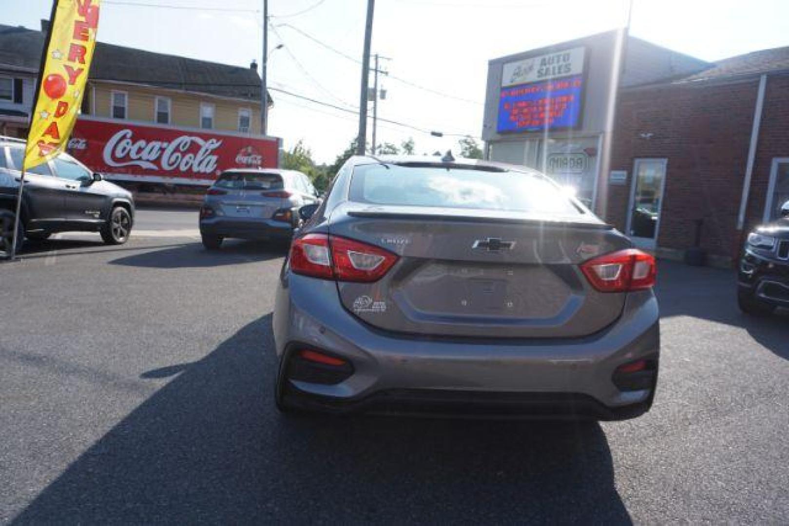 2019 Satin Steel Gray Metallic /Jet Black/Galvanized, cloth Chevrolet Cruze LT Auto (1G1BE5SM0K7) with an 1.4L L4 DOHC 16V TURBO engine, 6-Speed Automatic transmission, located at 312 Centre Ave, Schuylkill Haven, PA, 17972, (570) 593-5278, 40.638130, -76.177383 - fog lights, heated exterior mirrors, heated front seats, passive keyless entry, power drivers seat, RS Package, rear parking sensors - Photo#16