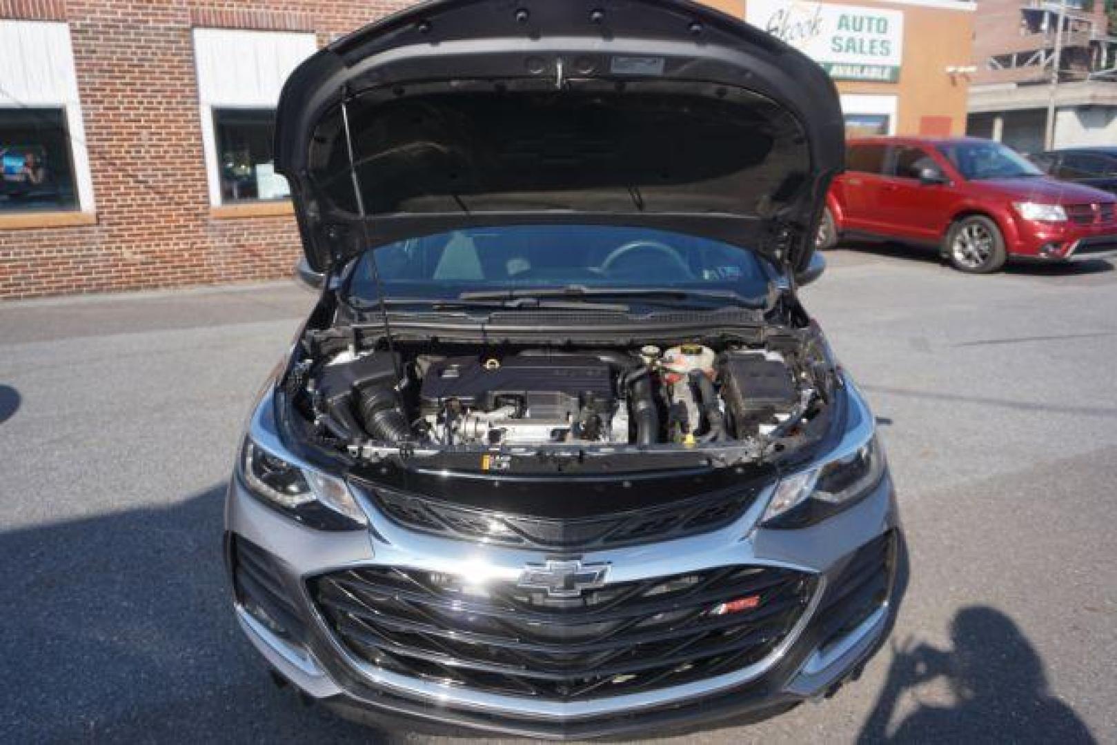 2019 Satin Steel Gray Metallic /Jet Black/Galvanized, cloth Chevrolet Cruze LT Auto (1G1BE5SM0K7) with an 1.4L L4 DOHC 16V TURBO engine, 6-Speed Automatic transmission, located at 312 Centre Ave, Schuylkill Haven, PA, 17972, (570) 593-5278, 40.638130, -76.177383 - fog lights, heated exterior mirrors, heated front seats, passive keyless entry, power drivers seat, RS Package, rear parking sensors - Photo#56