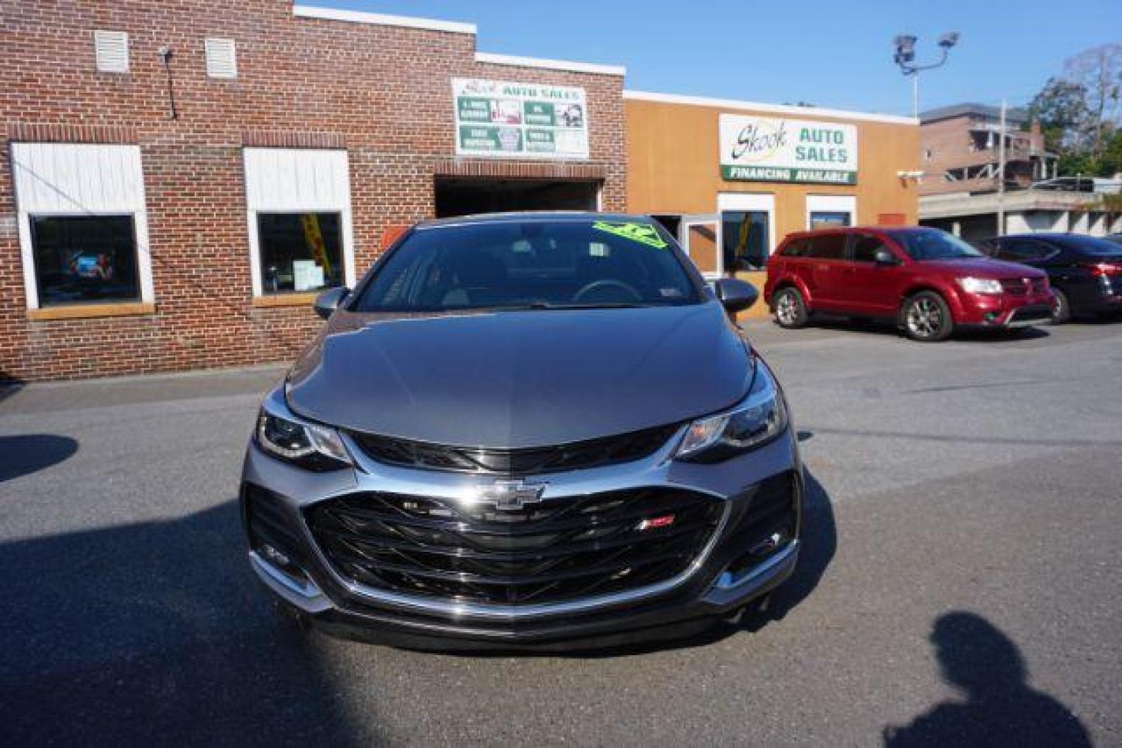 2019 Satin Steel Gray Metallic /Jet Black/Galvanized, cloth Chevrolet Cruze LT Auto (1G1BE5SM0K7) with an 1.4L L4 DOHC 16V TURBO engine, 6-Speed Automatic transmission, located at 312 Centre Ave, Schuylkill Haven, PA, 17972, (570) 593-5278, 40.638130, -76.177383 - fog lights, heated exterior mirrors, heated front seats, passive keyless entry, power drivers seat, RS Package, rear parking sensors - Photo#6