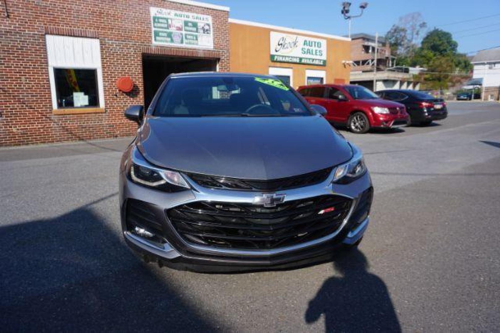 2019 Satin Steel Gray Metallic /Jet Black/Galvanized, cloth Chevrolet Cruze LT Auto (1G1BE5SM0K7) with an 1.4L L4 DOHC 16V TURBO engine, 6-Speed Automatic transmission, located at 312 Centre Ave, Schuylkill Haven, PA, 17972, (570) 593-5278, 40.638130, -76.177383 - fog lights, heated exterior mirrors, heated front seats, passive keyless entry, power drivers seat, RS Package, rear parking sensors - Photo#7