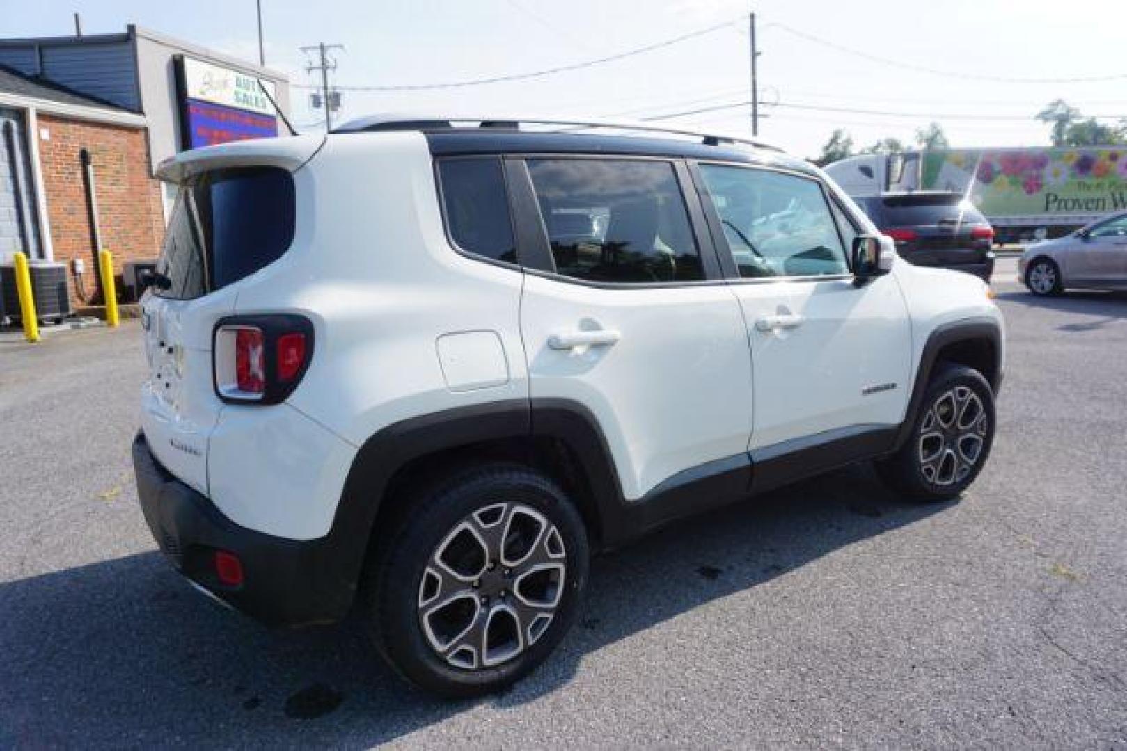 2017 Alpine White /Black, leather Jeep Renegade Limited 4WD (ZACCJBDB1HP) with an 2.4L L4 DOHC 16V engine, 9-Speed Automatic transmission, located at 312 Centre Ave, Schuylkill Haven, PA, 17972, (570) 593-5278, 40.638130, -76.177383 - Photo#16