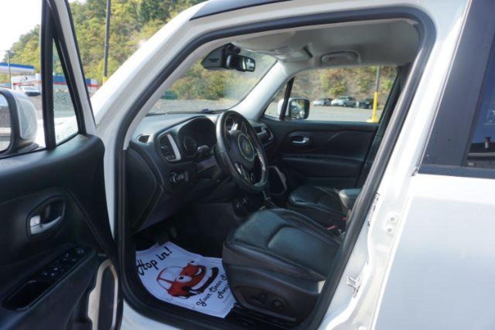 2017 Alpine White /Black, leather Jeep Renegade Limited 4WD (ZACCJBDB1HP) with an 2.4L L4 DOHC 16V engine, 9-Speed Automatic transmission, located at 312 Centre Ave, Schuylkill Haven, PA, 17972, (570) 593-5278, 40.638130, -76.177383 - Photo#20