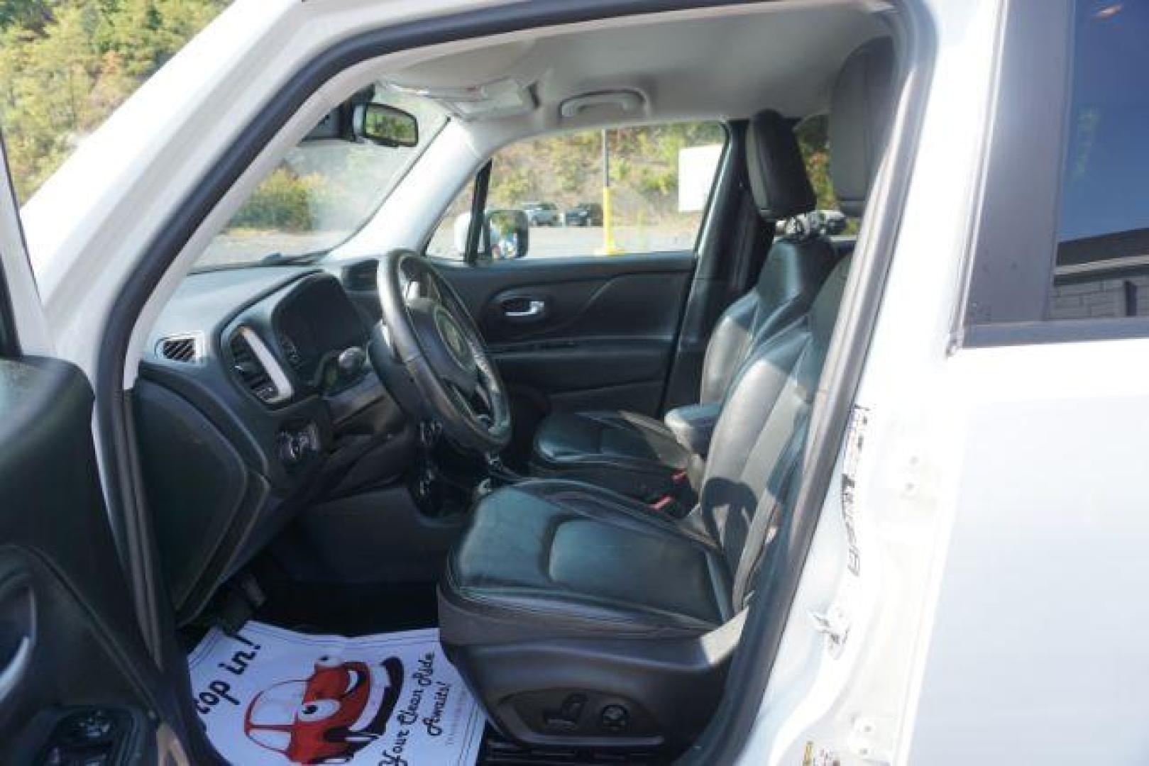 2017 Alpine White /Black, leather Jeep Renegade Limited 4WD (ZACCJBDB1HP) with an 2.4L L4 DOHC 16V engine, 9-Speed Automatic transmission, located at 312 Centre Ave, Schuylkill Haven, PA, 17972, (570) 593-5278, 40.638130, -76.177383 - Photo#21