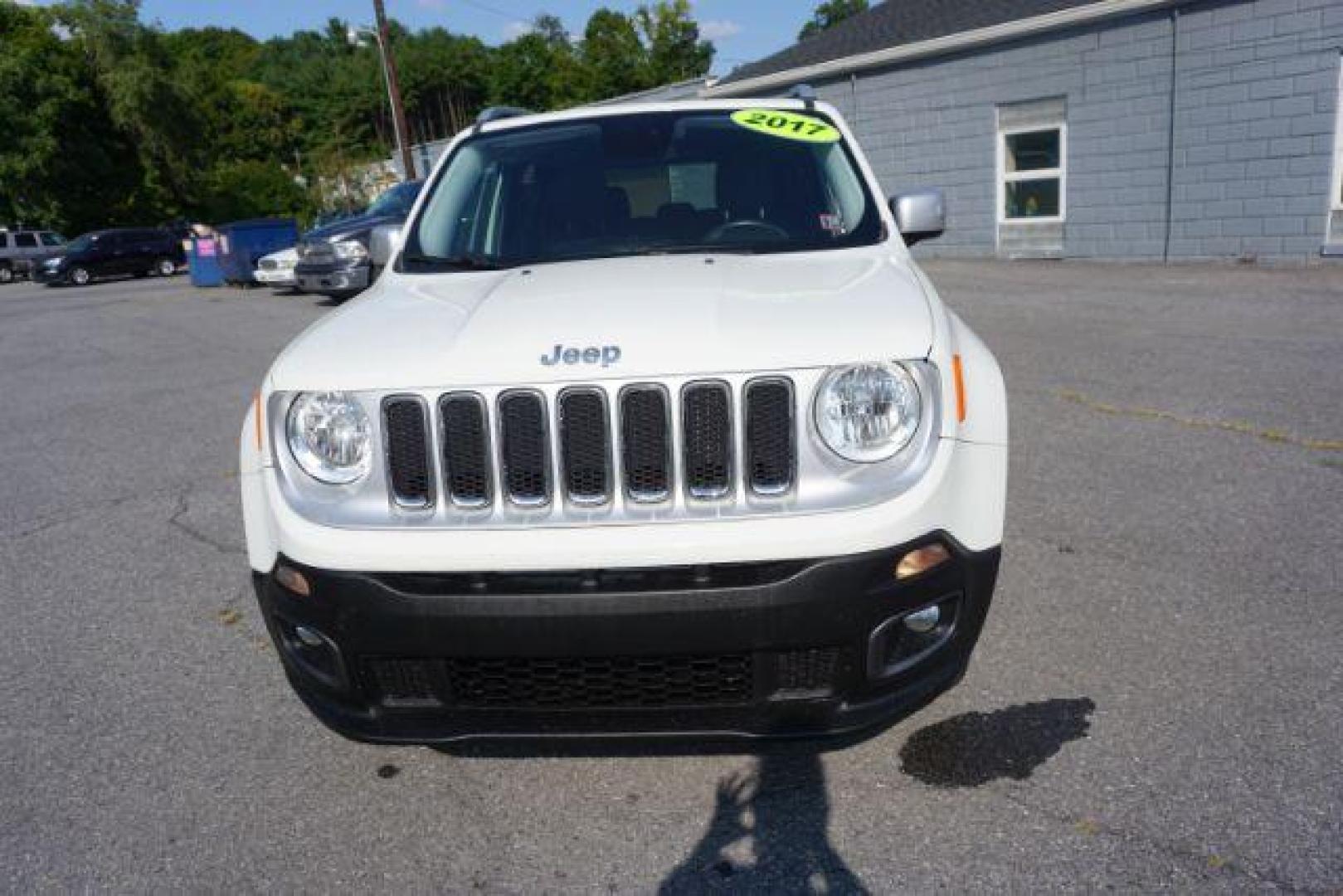 2017 Alpine White /Black, leather Jeep Renegade Limited 4WD (ZACCJBDB1HP) with an 2.4L L4 DOHC 16V engine, 9-Speed Automatic transmission, located at 312 Centre Ave, Schuylkill Haven, PA, 17972, (570) 593-5278, 40.638130, -76.177383 - Photo#4