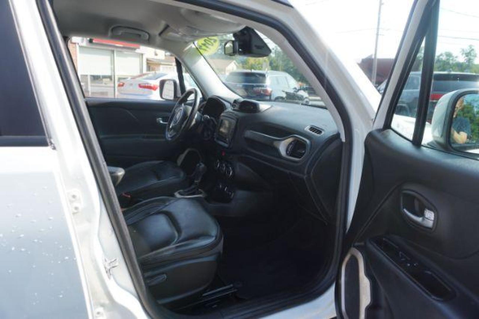 2017 Alpine White /Black, leather Jeep Renegade Limited 4WD (ZACCJBDB1HP) with an 2.4L L4 DOHC 16V engine, 9-Speed Automatic transmission, located at 312 Centre Ave, Schuylkill Haven, PA, 17972, (570) 593-5278, 40.638130, -76.177383 - Photo#49