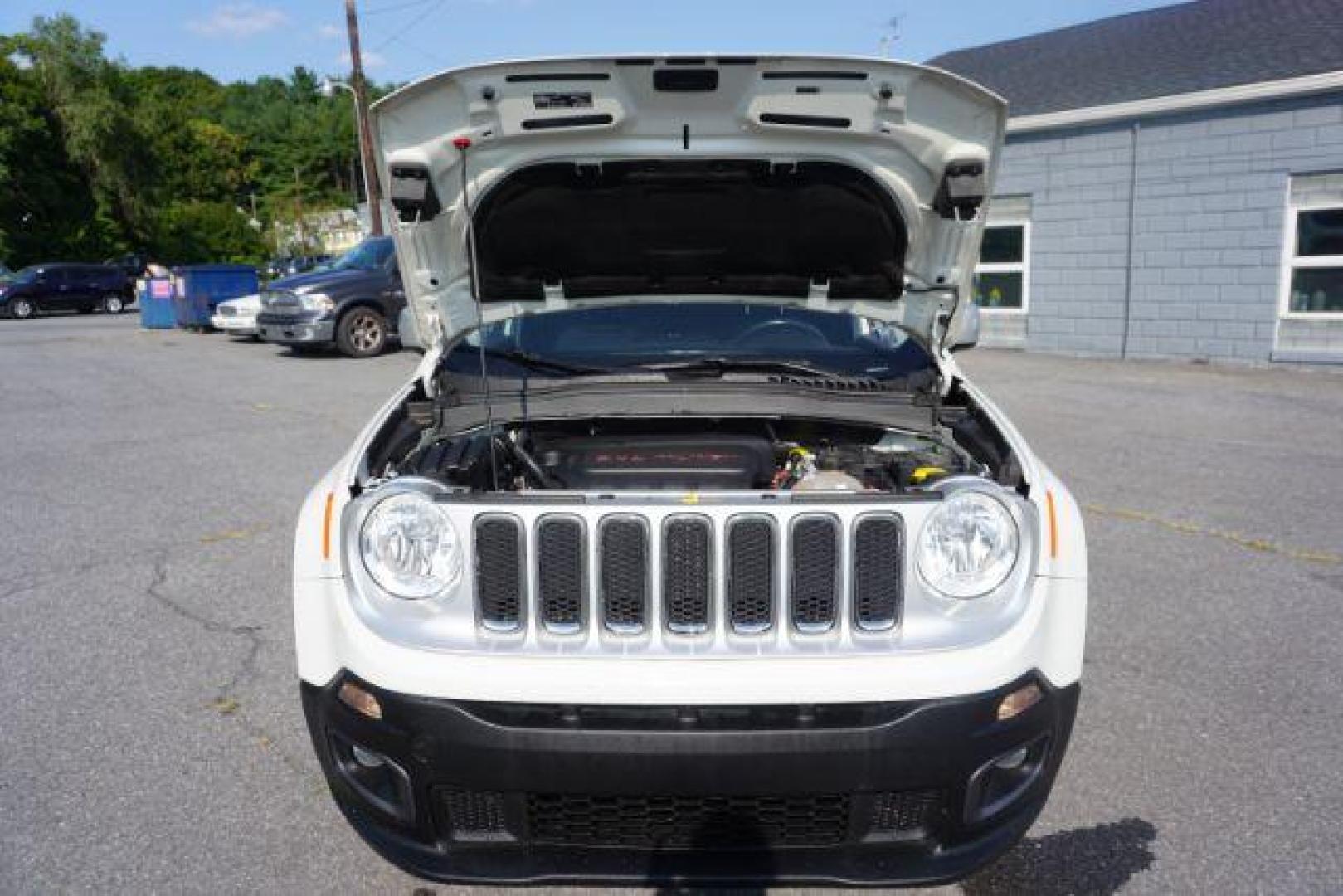 2017 Alpine White /Black, leather Jeep Renegade Limited 4WD (ZACCJBDB1HP) with an 2.4L L4 DOHC 16V engine, 9-Speed Automatic transmission, located at 312 Centre Ave, Schuylkill Haven, PA, 17972, (570) 593-5278, 40.638130, -76.177383 - Photo#53