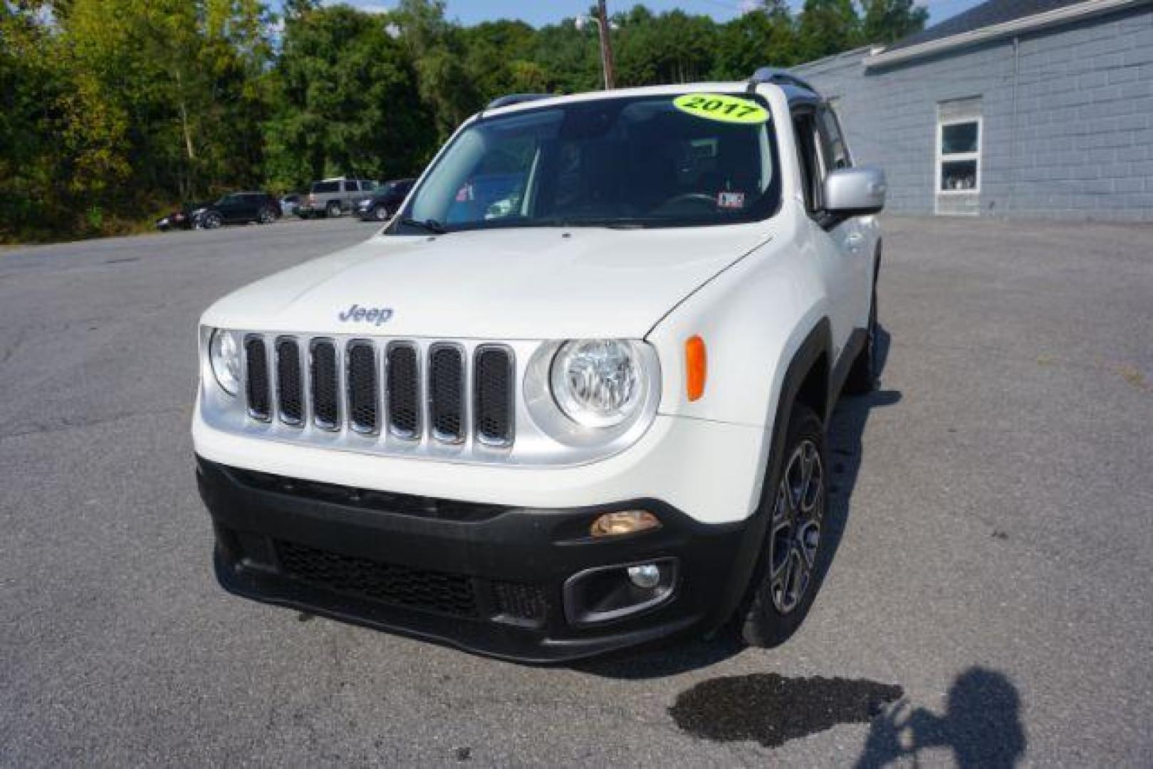 2017 Alpine White /Black, leather Jeep Renegade Limited 4WD (ZACCJBDB1HP) with an 2.4L L4 DOHC 16V engine, 9-Speed Automatic transmission, located at 312 Centre Ave, Schuylkill Haven, PA, 17972, (570) 593-5278, 40.638130, -76.177383 - Photo#5