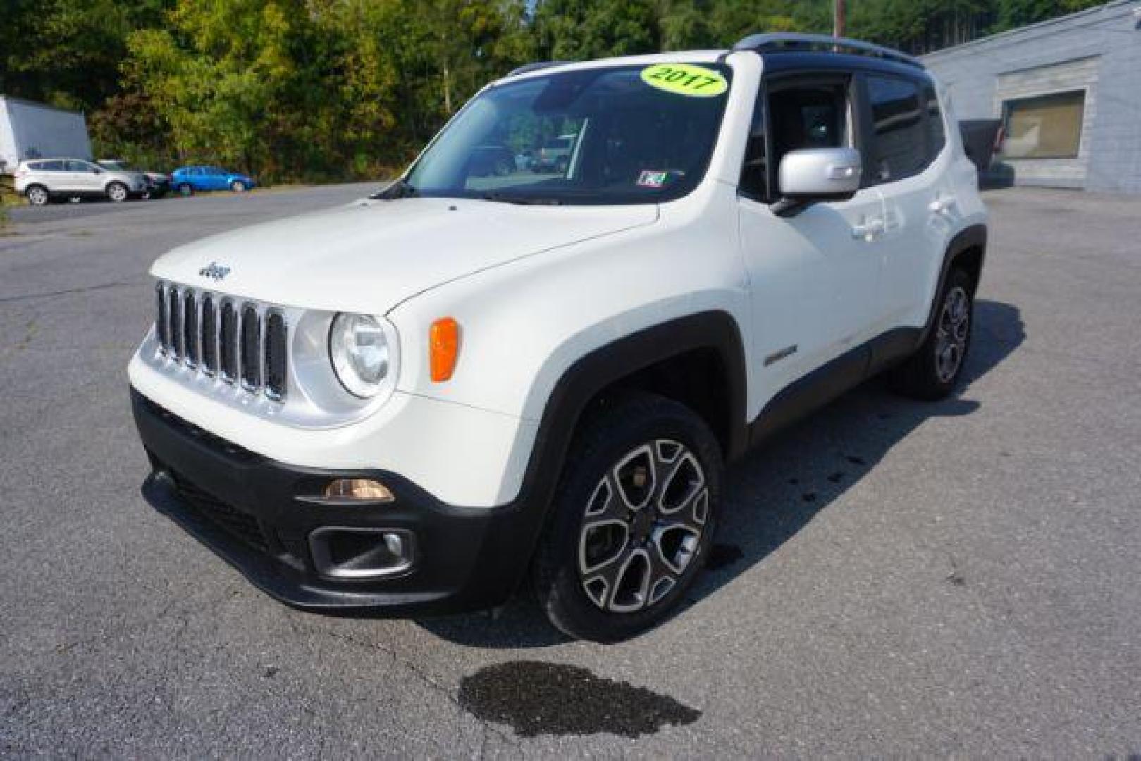 2017 Alpine White /Black, leather Jeep Renegade Limited 4WD (ZACCJBDB1HP) with an 2.4L L4 DOHC 16V engine, 9-Speed Automatic transmission, located at 312 Centre Ave, Schuylkill Haven, PA, 17972, (570) 593-5278, 40.638130, -76.177383 - Photo#6