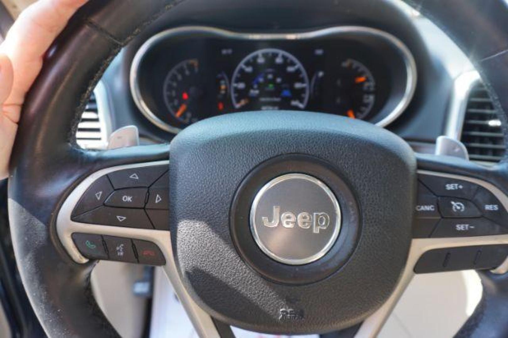 2015 True Blue Pearlcoat /Light Frost Beige/Black Jeep Grand Cherokee Limited 4WD (1C4RJFBG9FC) with an 3.6L V6 DOHC 24V engine, 8-Speed Automatic transmission, located at 312 Centre Ave, Schuylkill Haven, PA, 17972, (570) 593-5278, 40.638130, -76.177383 - adaptive cruise control, adv tech pkg, back up camera, blind spot monitor, collision avoidance system, heated front seats, lane departure warning, leather seats, navigation system, power liftgate, power sunroof, rear parking sensors, universal garage door opener - Photo#24