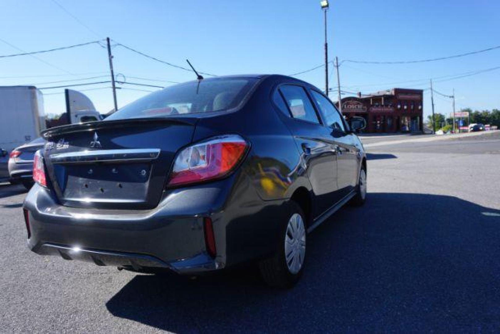 2024 Starlight Silver Metallic /Black Mitsubishi Mirage G4 ES (ML32FUFJ6RH) with an 1.2L L3 DOHC engine, Continuously Variable Transmission transmission, located at 312 Centre Ave, Schuylkill Haven, PA, 17972, (570) 593-5278, 40.638130, -76.177383 - aluminum/alloy wheels, rear parking sensors - Photo#12