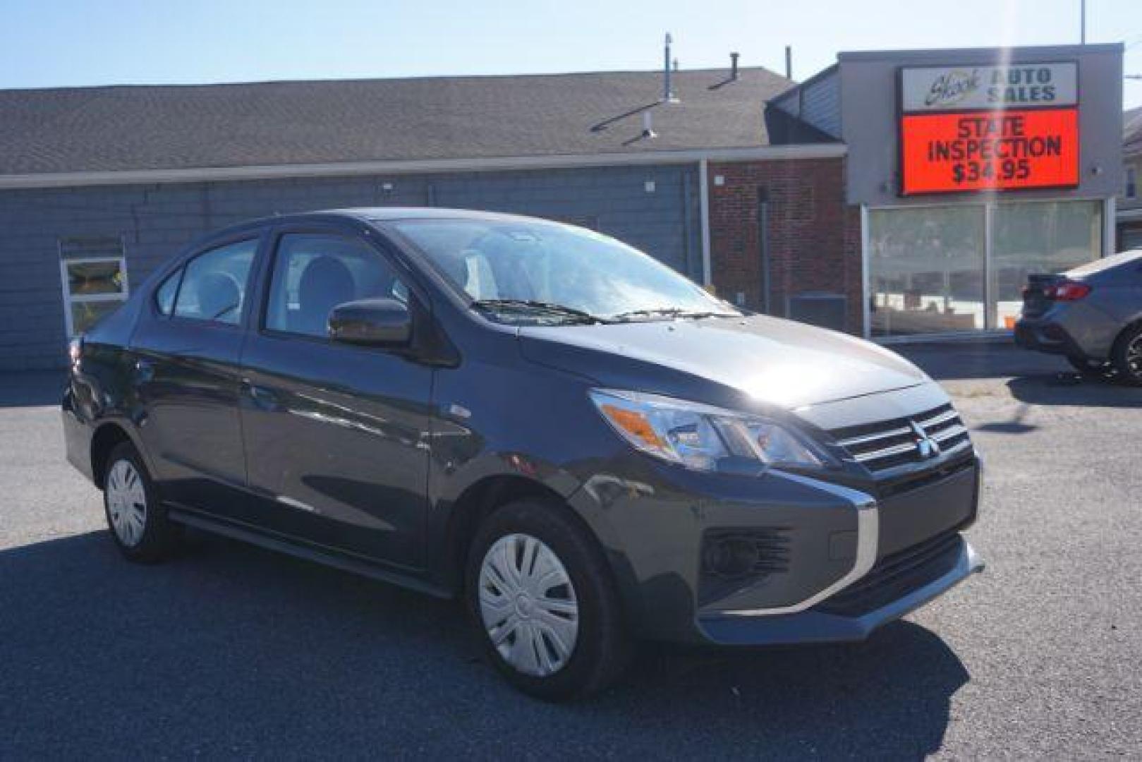 2024 Starlight Silver Metallic /Black Mitsubishi Mirage G4 ES (ML32FUFJ6RH) with an 1.2L L3 DOHC engine, Continuously Variable Transmission transmission, located at 312 Centre Ave, Schuylkill Haven, PA, 17972, (570) 593-5278, 40.638130, -76.177383 - aluminum/alloy wheels, rear parking sensors - Photo#1