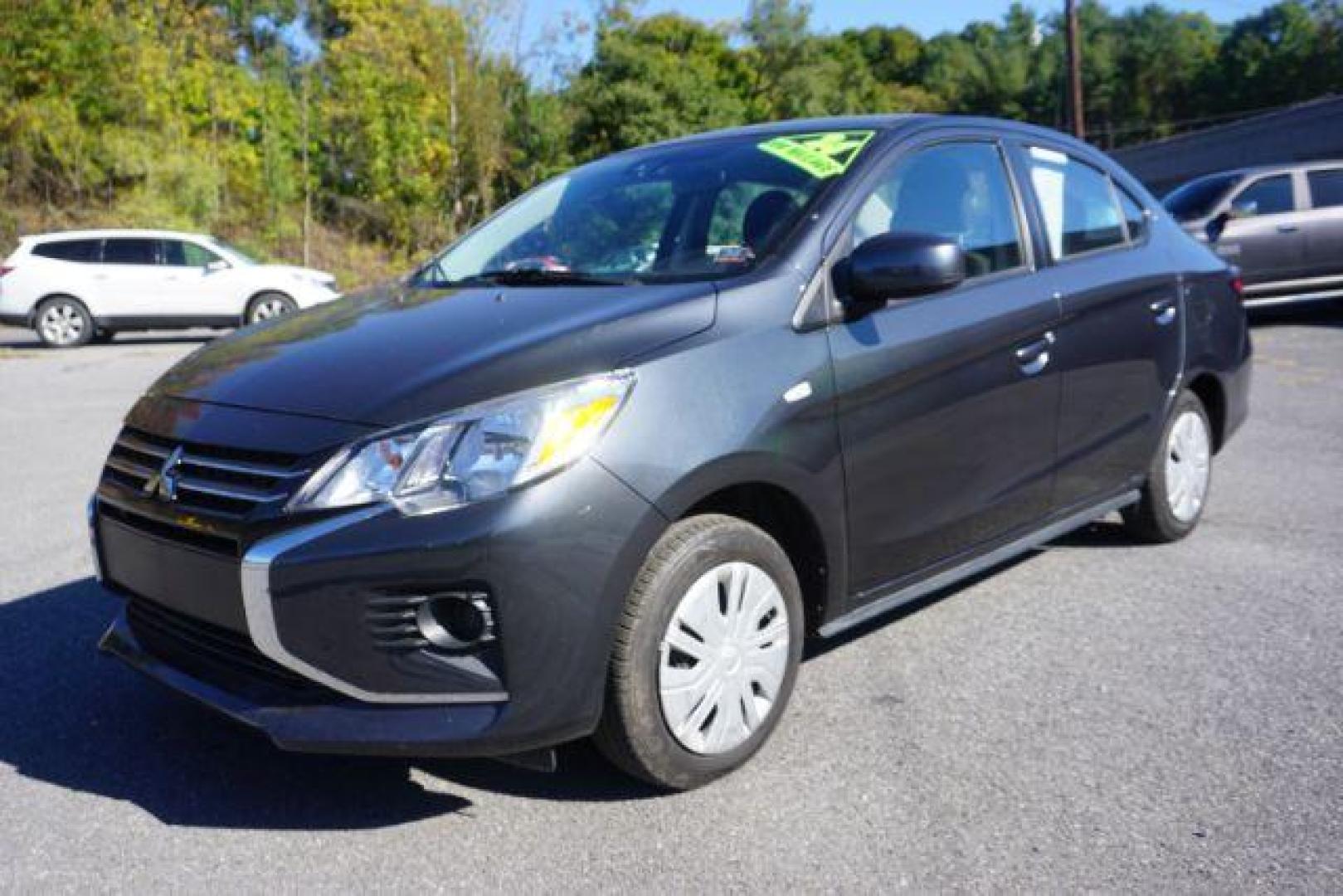 2024 Starlight Silver Metallic /Black Mitsubishi Mirage G4 ES (ML32FUFJ6RH) with an 1.2L L3 DOHC engine, Continuously Variable Transmission transmission, located at 312 Centre Ave, Schuylkill Haven, PA, 17972, (570) 593-5278, 40.638130, -76.177383 - aluminum/alloy wheels, rear parking sensors - Photo#4