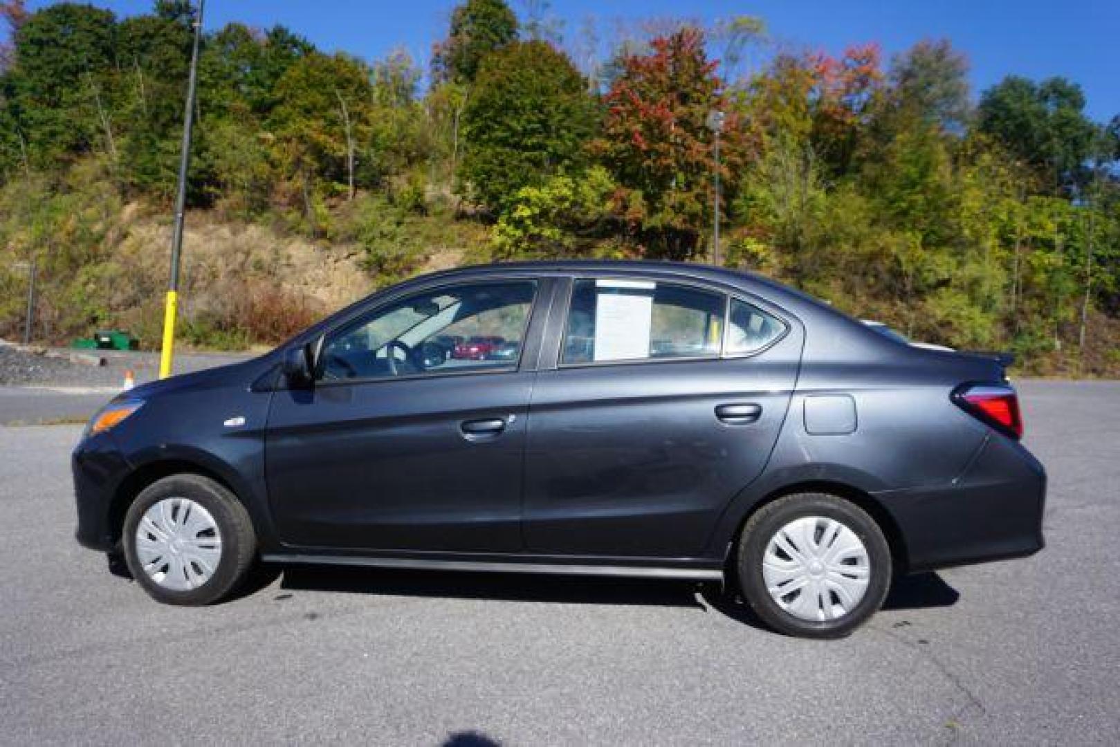 2024 Starlight Silver Metallic /Black Mitsubishi Mirage G4 ES (ML32FUFJ6RH) with an 1.2L L3 DOHC engine, Continuously Variable Transmission transmission, located at 312 Centre Ave, Schuylkill Haven, PA, 17972, (570) 593-5278, 40.638130, -76.177383 - aluminum/alloy wheels, rear parking sensors - Photo#7