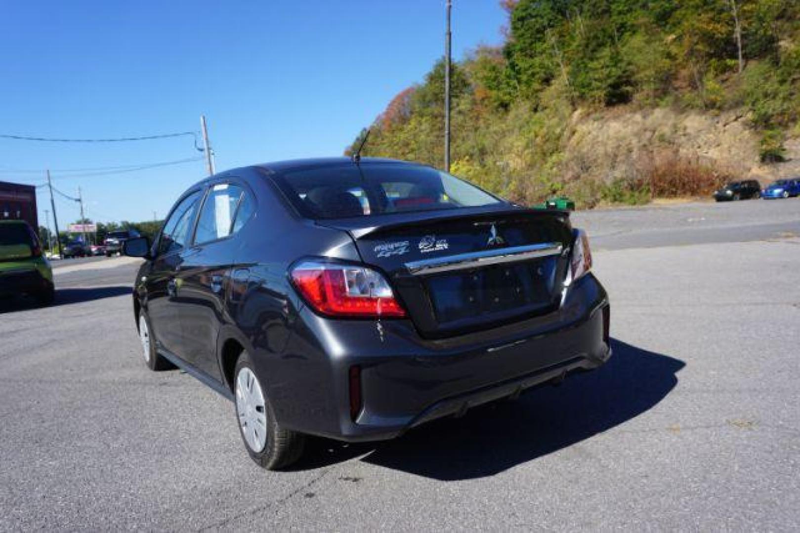 2024 Starlight Silver Metallic /Black Mitsubishi Mirage G4 ES (ML32FUFJ6RH) with an 1.2L L3 DOHC engine, Continuously Variable Transmission transmission, located at 312 Centre Ave, Schuylkill Haven, PA, 17972, (570) 593-5278, 40.638130, -76.177383 - aluminum/alloy wheels, rear parking sensors - Photo#9