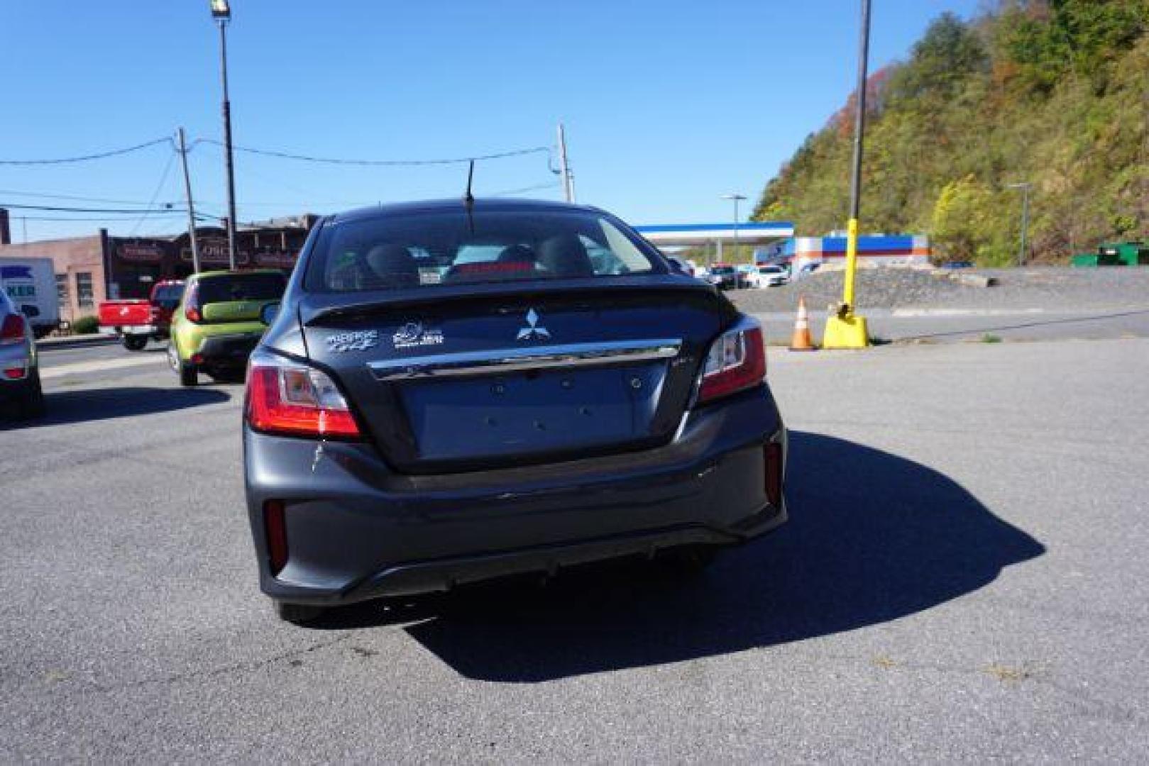 2024 Starlight Silver Metallic /Black Mitsubishi Mirage G4 ES (ML32FUFJ6RH) with an 1.2L L3 DOHC engine, Continuously Variable Transmission transmission, located at 312 Centre Ave, Schuylkill Haven, PA, 17972, (570) 593-5278, 40.638130, -76.177383 - aluminum/alloy wheels, rear parking sensors - Photo#10