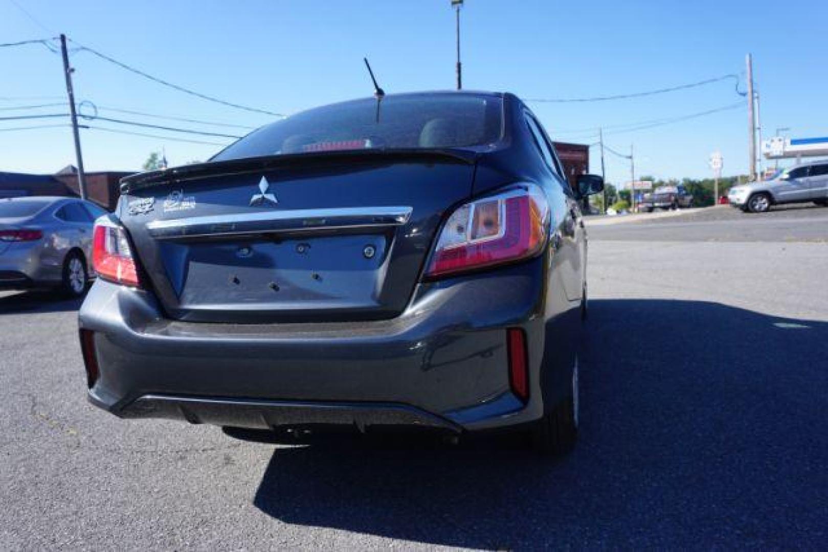 2024 Starlight Silver Metallic /Black Mitsubishi Mirage G4 ES (ML32FUFJ6RH) with an 1.2L L3 DOHC engine, Continuously Variable Transmission transmission, located at 312 Centre Ave, Schuylkill Haven, PA, 17972, (570) 593-5278, 40.638130, -76.177383 - aluminum/alloy wheels, rear parking sensors - Photo#11