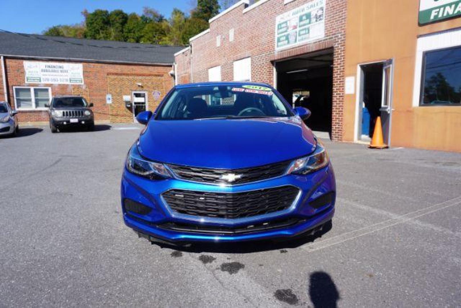 2017 Arctic Blue Metallic /Dark Atmosphere/Medium Atmosphere, cloth Chevrolet Cruze LT Auto (1G1BE5SM4H7) with an 1.4L L4 DOHC 16V TURBO engine, 6-Speed Automatic transmission, located at 312 Centre Ave, Schuylkill Haven, PA, 17972, (570) 593-5278, 40.638130, -76.177383 - heated front seats, passive keyless entry, power drivers seat, remote engine starter - Photo#3