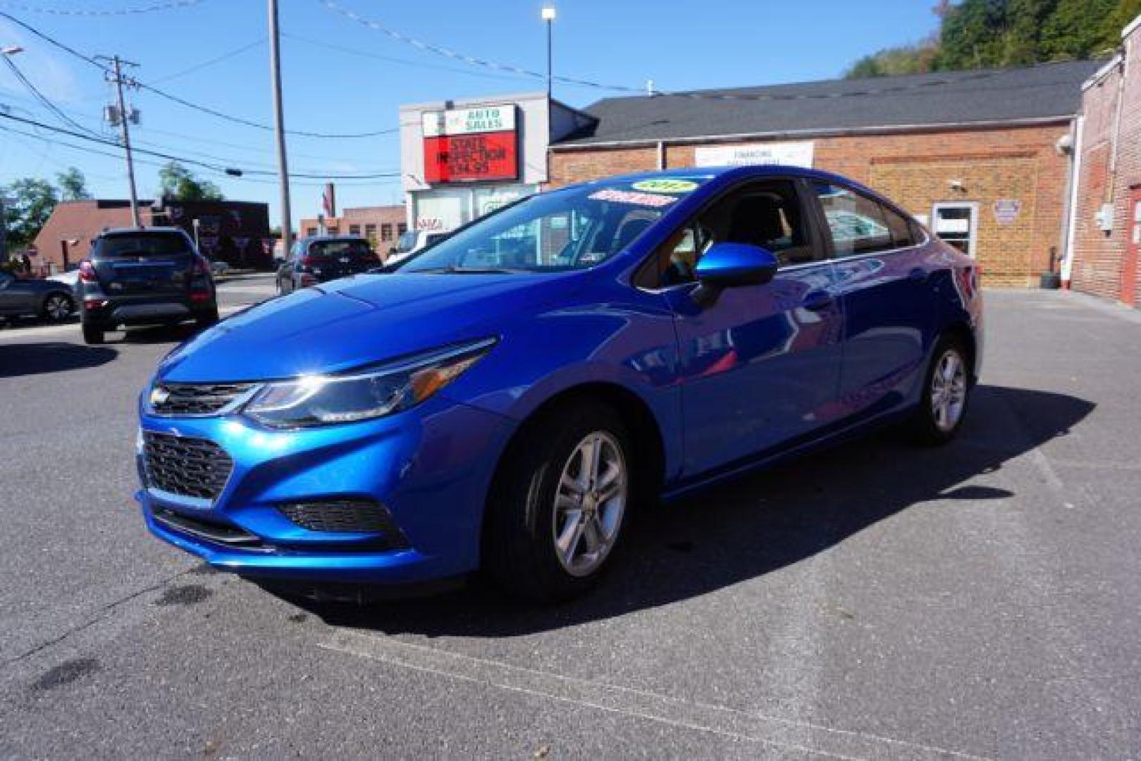 2017 Arctic Blue Metallic /Dark Atmosphere/Medium Atmosphere, cloth Chevrolet Cruze LT Auto (1G1BE5SM4H7) with an 1.4L L4 DOHC 16V TURBO engine, 6-Speed Automatic transmission, located at 312 Centre Ave, Schuylkill Haven, PA, 17972, (570) 593-5278, 40.638130, -76.177383 - heated front seats, passive keyless entry, power drivers seat, remote engine starter - Photo#6