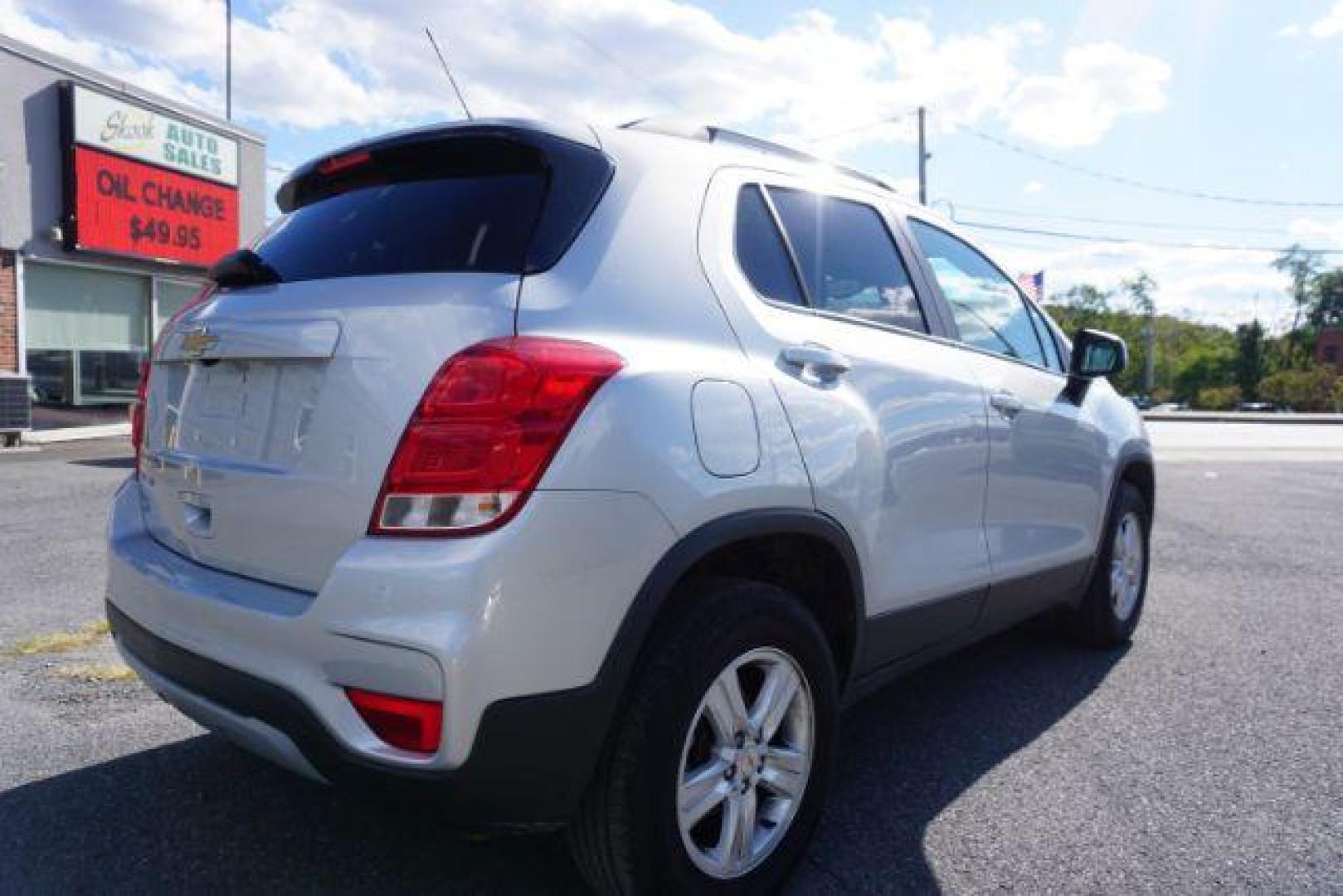 2021 silver /black leather Chevrolet Trax LT AWD (KL7CJPSB9MB) with an 1.4L L4 DOHC 16V engine, 6-Speed Automatic transmission, located at 312 Centre Ave, Schuylkill Haven, PA, 17972, (570) 593-5278, 40.638130, -76.177383 - luggage rack - Photo#15