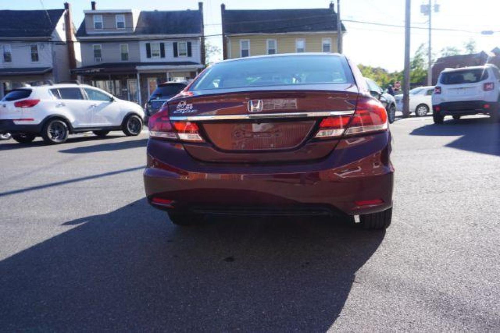 2015 Crimson Pearl /Beige, cloth Honda Civic EX Sedan CVT (19XFB2F8XFE) with an 1.8L L4 SOHC 16V engine, Continuously Variable Transmission transmission, located at 312 Centre Ave, Schuylkill Haven, PA, 17972, (570) 593-5278, 40.638130, -76.177383 - Photo#12