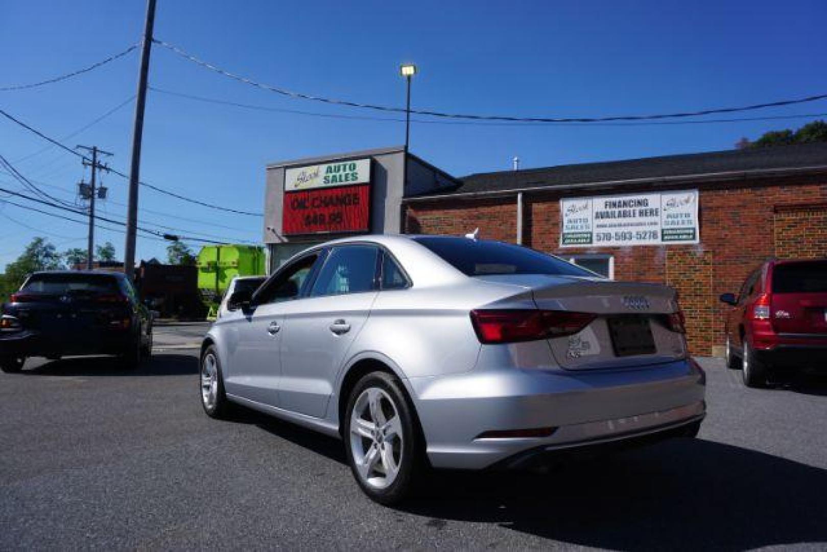 2017 Florett Silver Metallic /Black, leather Audi A3 2.0 TFSI Premium (WAUB8GFF5H1) with an 2.0L L4 DOHC 16V engine, 6-Speed Automatic transmission, located at 312 Centre Ave, Schuylkill Haven, PA, 17972, (570) 593-5278, 40.638130, -76.177383 - Photo#10