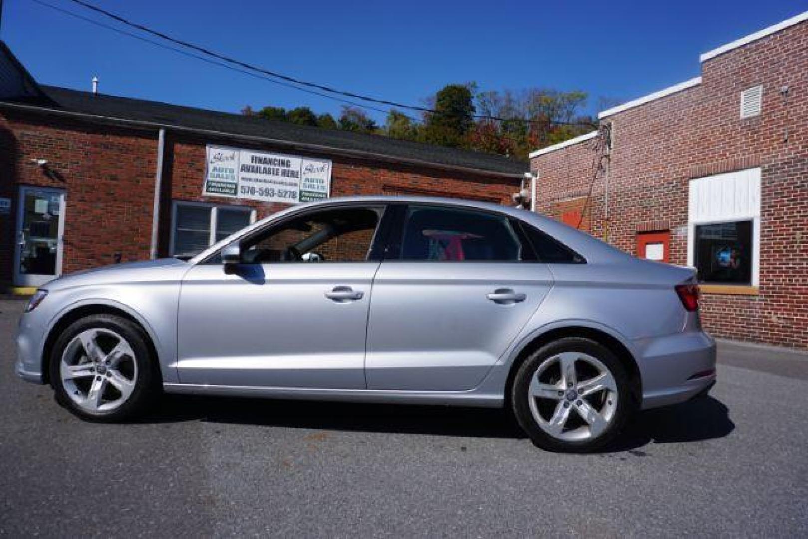 2017 Florett Silver Metallic /Black, leather Audi A3 2.0 TFSI Premium (WAUB8GFF5H1) with an 2.0L L4 DOHC 16V engine, 6-Speed Automatic transmission, located at 312 Centre Ave, Schuylkill Haven, PA, 17972, (570) 593-5278, 40.638130, -76.177383 - Photo#11