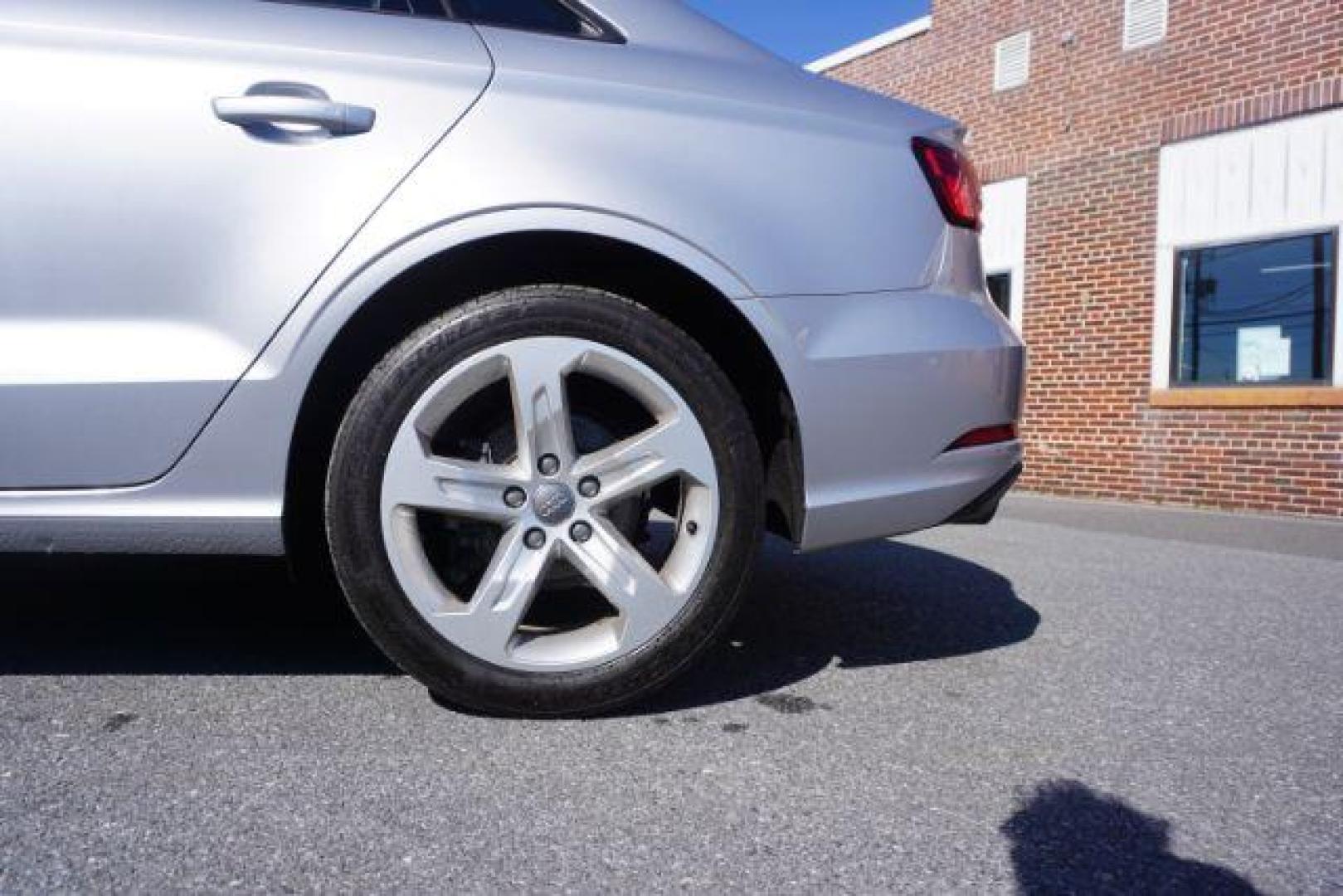 2017 Florett Silver Metallic /Black, leather Audi A3 2.0 TFSI Premium (WAUB8GFF5H1) with an 2.0L L4 DOHC 16V engine, 6-Speed Automatic transmission, located at 312 Centre Ave, Schuylkill Haven, PA, 17972, (570) 593-5278, 40.638130, -76.177383 - Photo#12