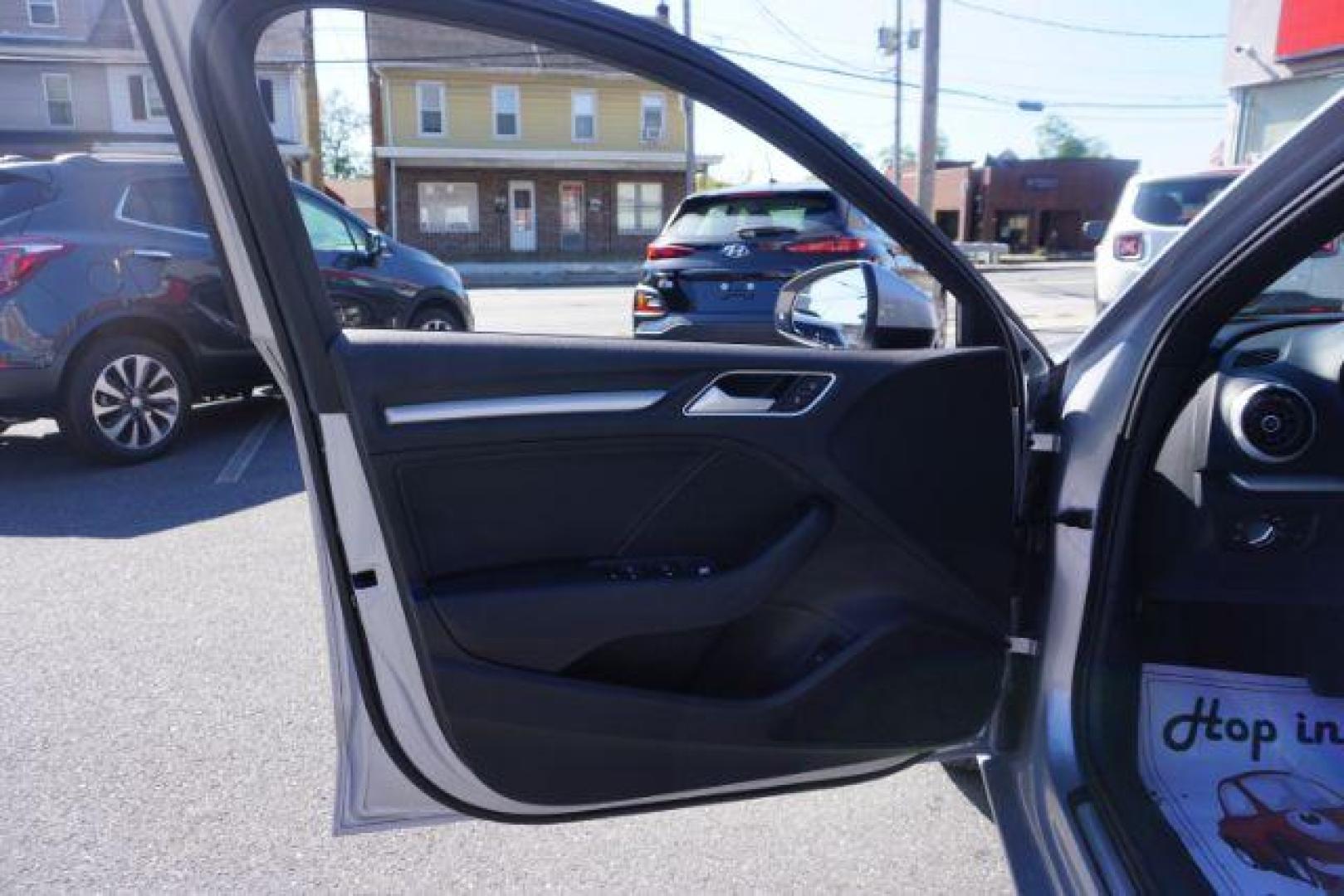 2017 Florett Silver Metallic /Black, leather Audi A3 2.0 TFSI Premium (WAUB8GFF5H1) with an 2.0L L4 DOHC 16V engine, 6-Speed Automatic transmission, located at 312 Centre Ave, Schuylkill Haven, PA, 17972, (570) 593-5278, 40.638130, -76.177383 - Photo#16