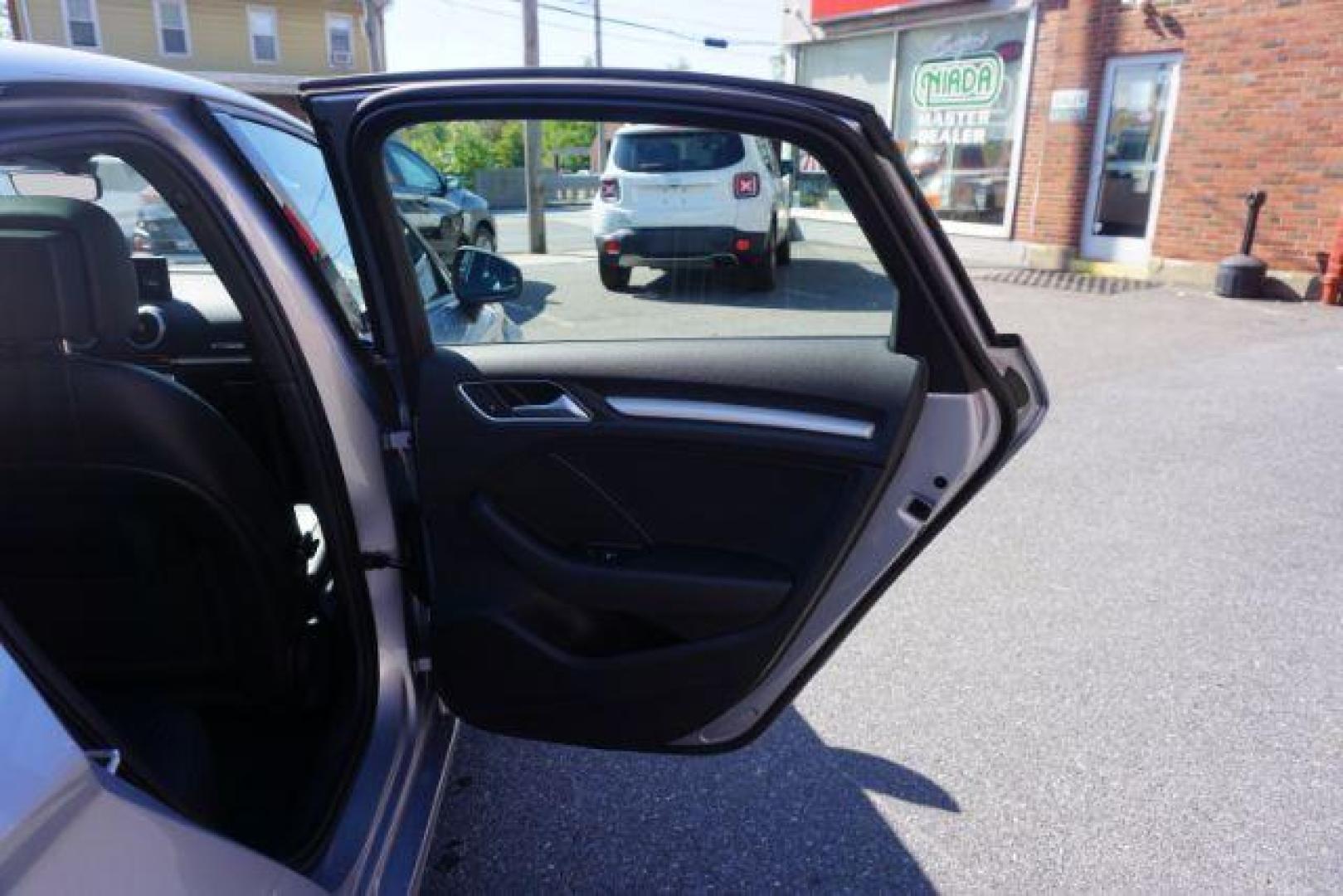 2017 Florett Silver Metallic /Black, leather Audi A3 2.0 TFSI Premium (WAUB8GFF5H1) with an 2.0L L4 DOHC 16V engine, 6-Speed Automatic transmission, located at 312 Centre Ave, Schuylkill Haven, PA, 17972, (570) 593-5278, 40.638130, -76.177383 - Photo#40