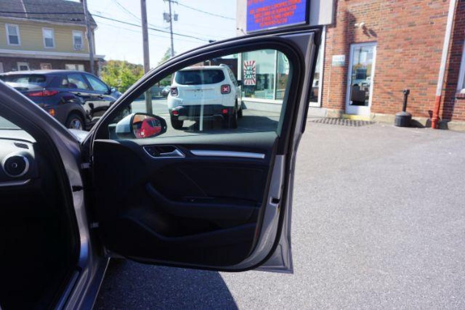 2017 Florett Silver Metallic /Black, leather Audi A3 2.0 TFSI Premium (WAUB8GFF5H1) with an 2.0L L4 DOHC 16V engine, 6-Speed Automatic transmission, located at 312 Centre Ave, Schuylkill Haven, PA, 17972, (570) 593-5278, 40.638130, -76.177383 - Photo#46