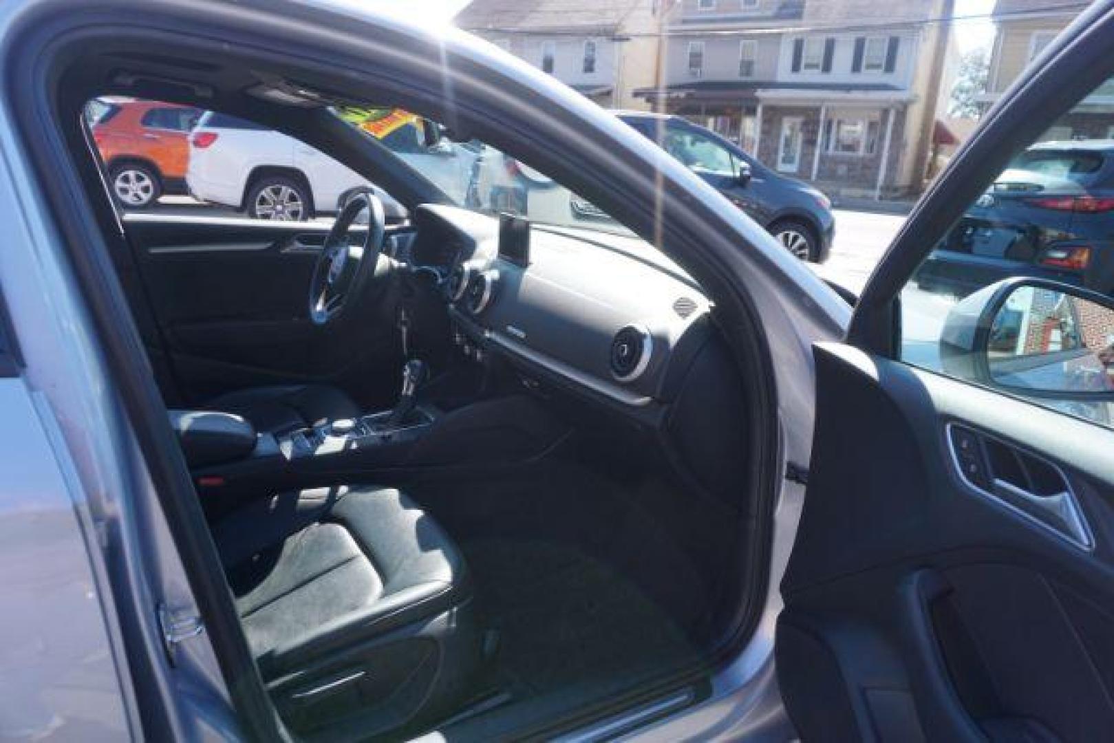 2017 Florett Silver Metallic /Black, leather Audi A3 2.0 TFSI Premium (WAUB8GFF5H1) with an 2.0L L4 DOHC 16V engine, 6-Speed Automatic transmission, located at 312 Centre Ave, Schuylkill Haven, PA, 17972, (570) 593-5278, 40.638130, -76.177383 - Photo#48