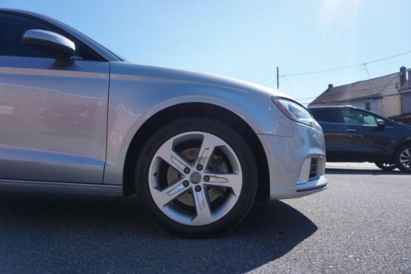 2017 Florett Silver Metallic /Black, leather Audi A3 2.0 TFSI Premium (WAUB8GFF5H1) with an 2.0L L4 DOHC 16V engine, 6-Speed Automatic transmission, located at 312 Centre Ave, Schuylkill Haven, PA, 17972, (570) 593-5278, 40.638130, -76.177383 - Photo#5