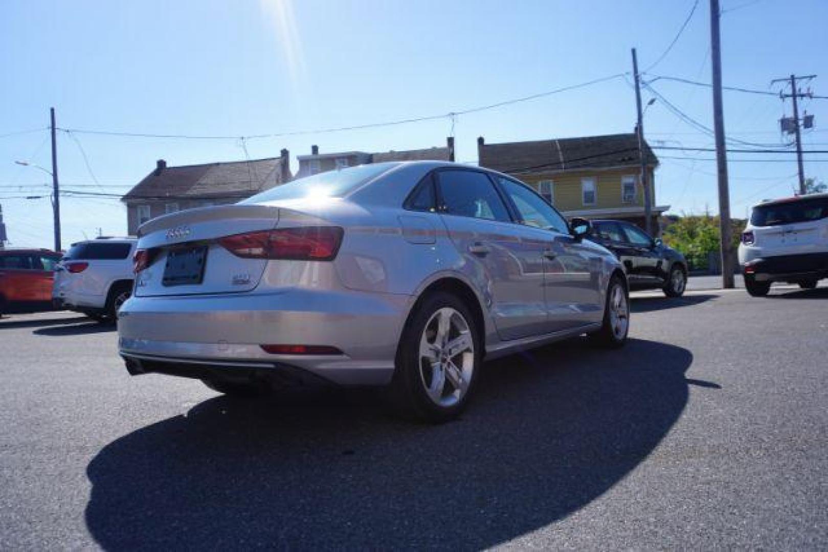 2017 Florett Silver Metallic /Black, leather Audi A3 2.0 TFSI Premium (WAUB8GFF5H1) with an 2.0L L4 DOHC 16V engine, 6-Speed Automatic transmission, located at 312 Centre Ave, Schuylkill Haven, PA, 17972, (570) 593-5278, 40.638130, -76.177383 - Photo#8