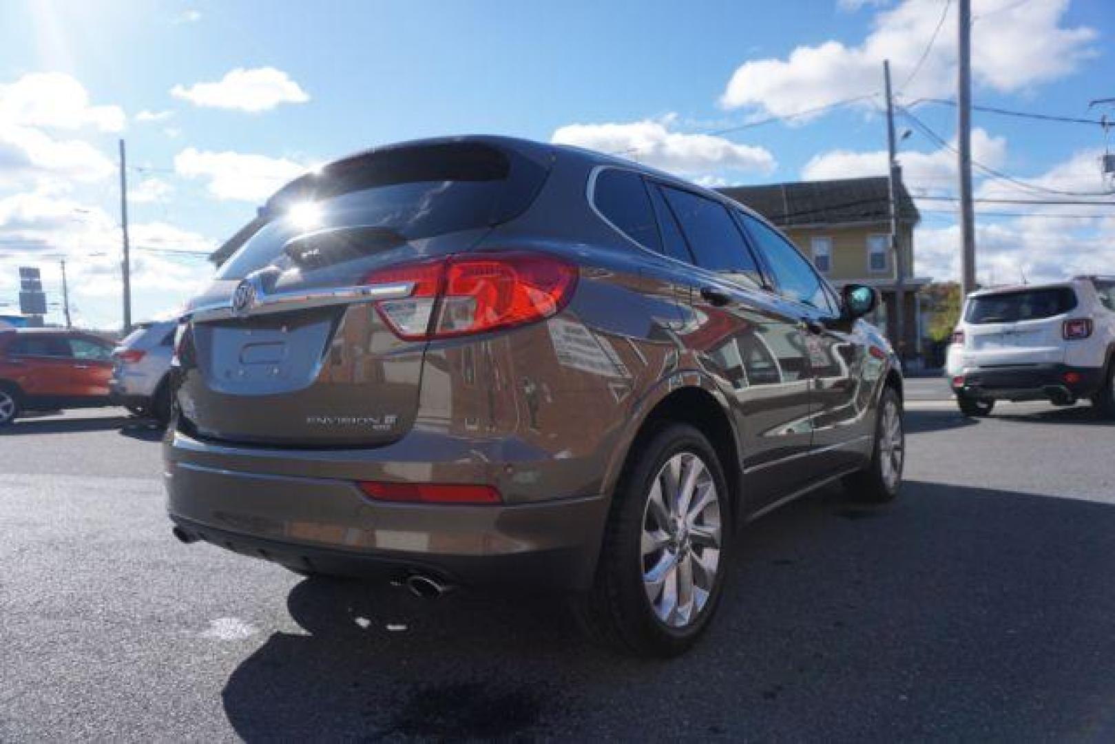 2016 Bronze Alloy Metallic /Light Neutral w/Ebony Interior Accents, leather Buick Envision Premium II AWD (LRBFXFSX0GD) with an 2.0L L4 DOHC 24V TURBO engine, 6-Speed Automatic transmission, located at 312 Centre Ave, Schuylkill Haven, PA, 17972, (570) 593-5278, 40.638130, -76.177383 - ADAPTIVE CRUISE CONTROL - Photo#9