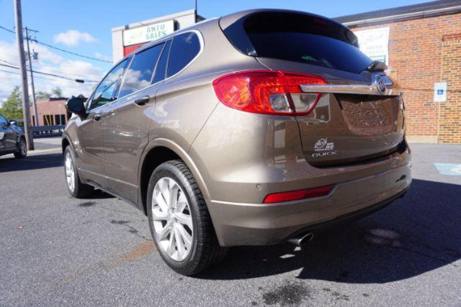 2016 Bronze Alloy Metallic /Light Neutral w/Ebony Interior Accents, leather Buick Envision Premium II AWD (LRBFXFSX0GD) with an 2.0L L4 DOHC 24V TURBO engine, 6-Speed Automatic transmission, located at 312 Centre Ave, Schuylkill Haven, PA, 17972, (570) 593-5278, 40.638130, -76.177383 - ADAPTIVE CRUISE CONTROL - Photo#11